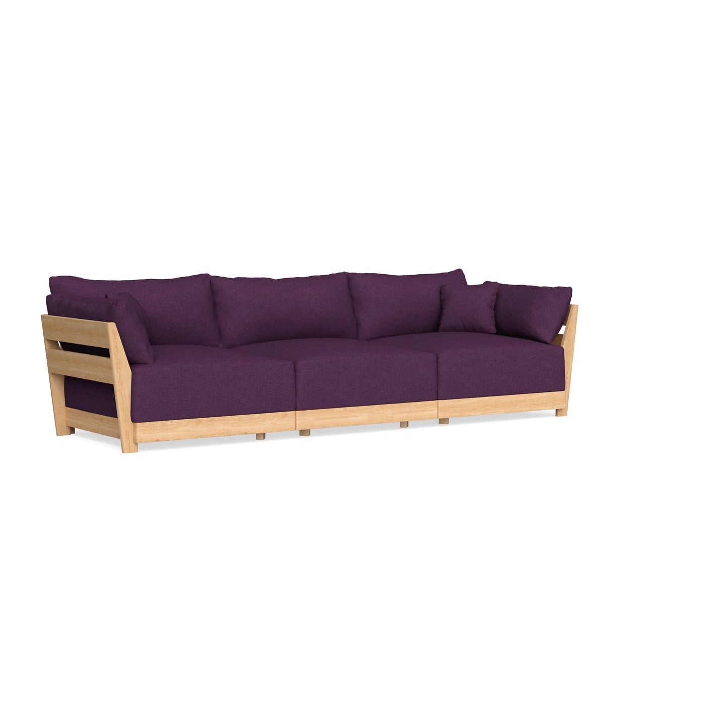 Slipcover Only - Modular Bondi 3-Seater Sofa in Aubergine