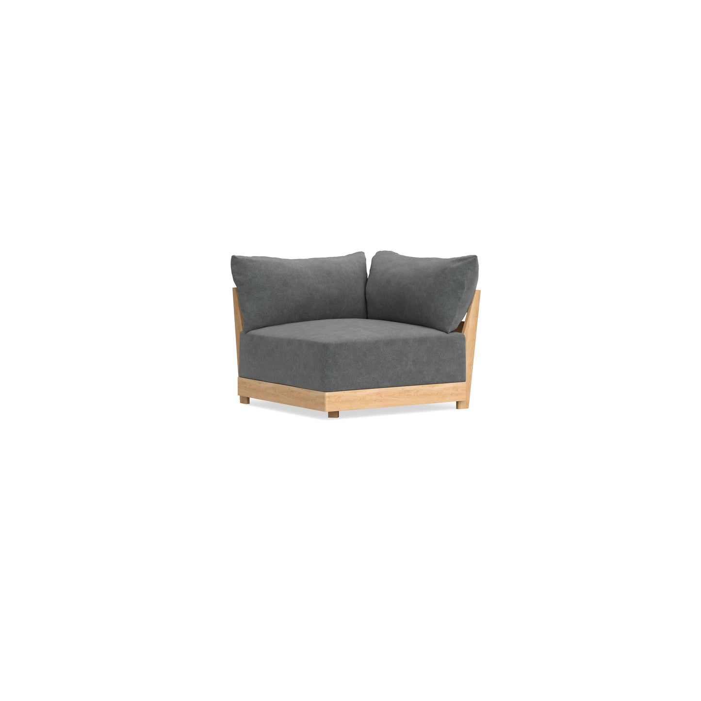 Slipcover Only - Modular Bondi Corner Chair in Chimney Gray