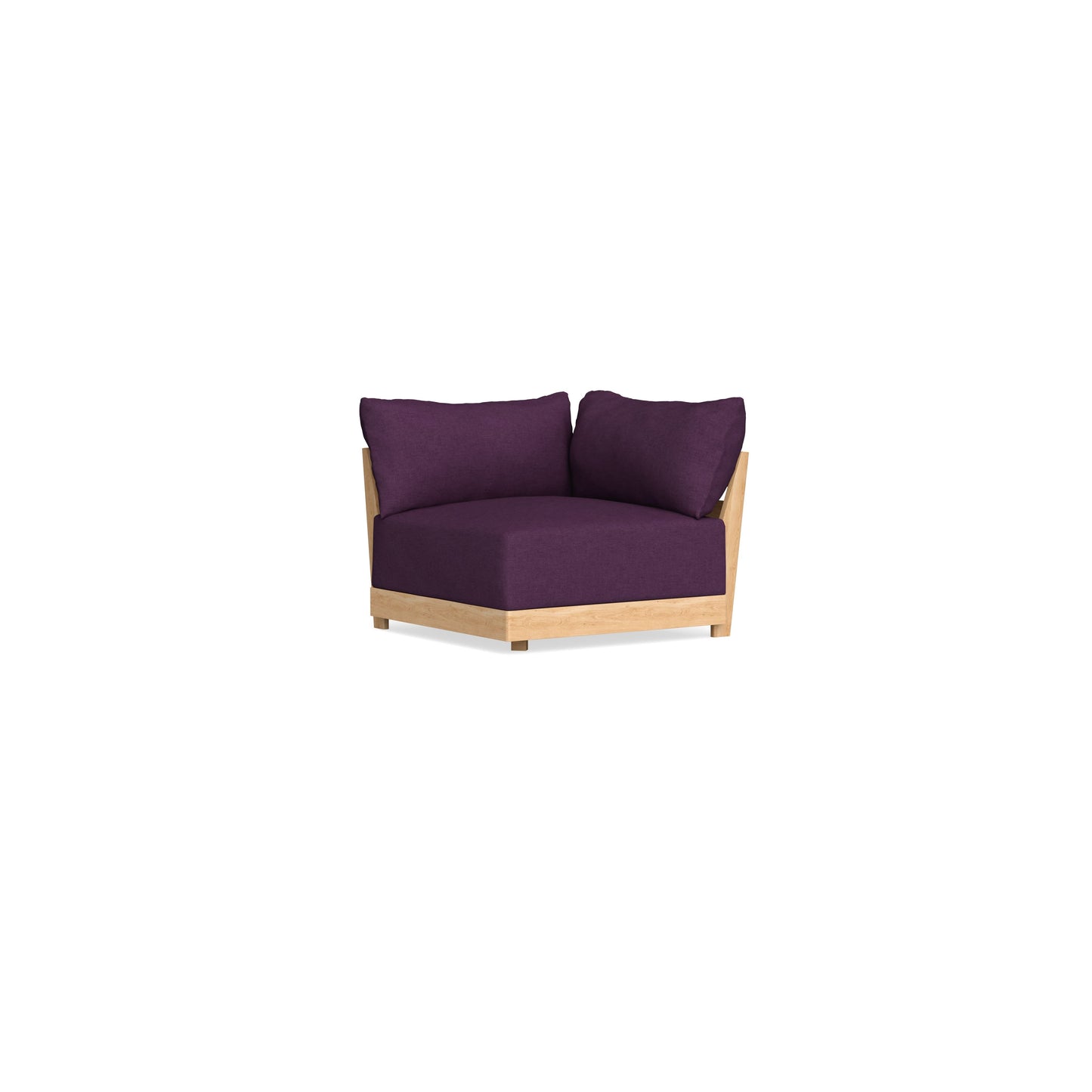 Slipcover Only - Modular Bondi Corner Chair in Aubergine