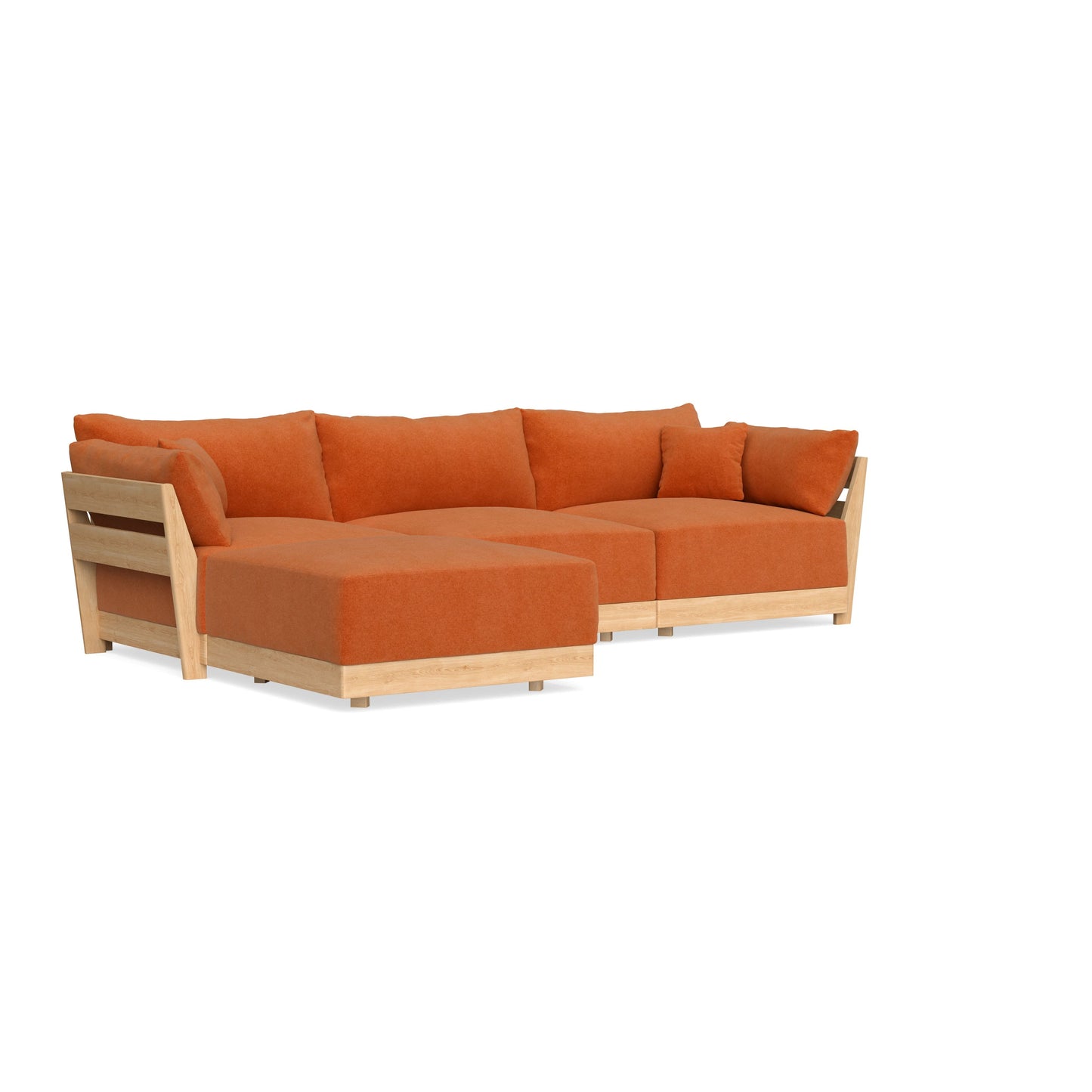 Slipcover Only - Modular Bondi 3-Seater Sectional in Terracotta