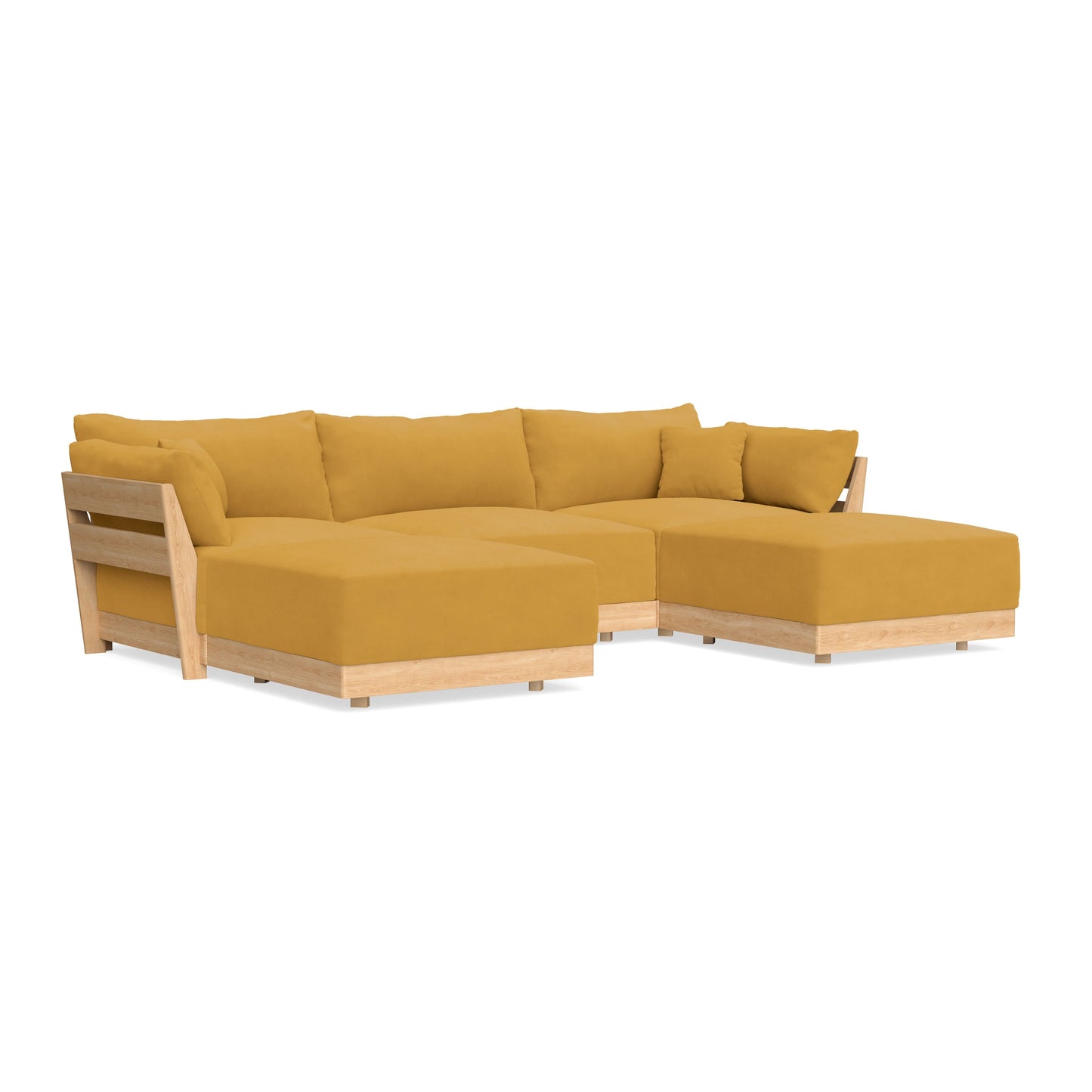 Slipcover Only - Modular Bondi 3-Seater U-Sectional in Honey