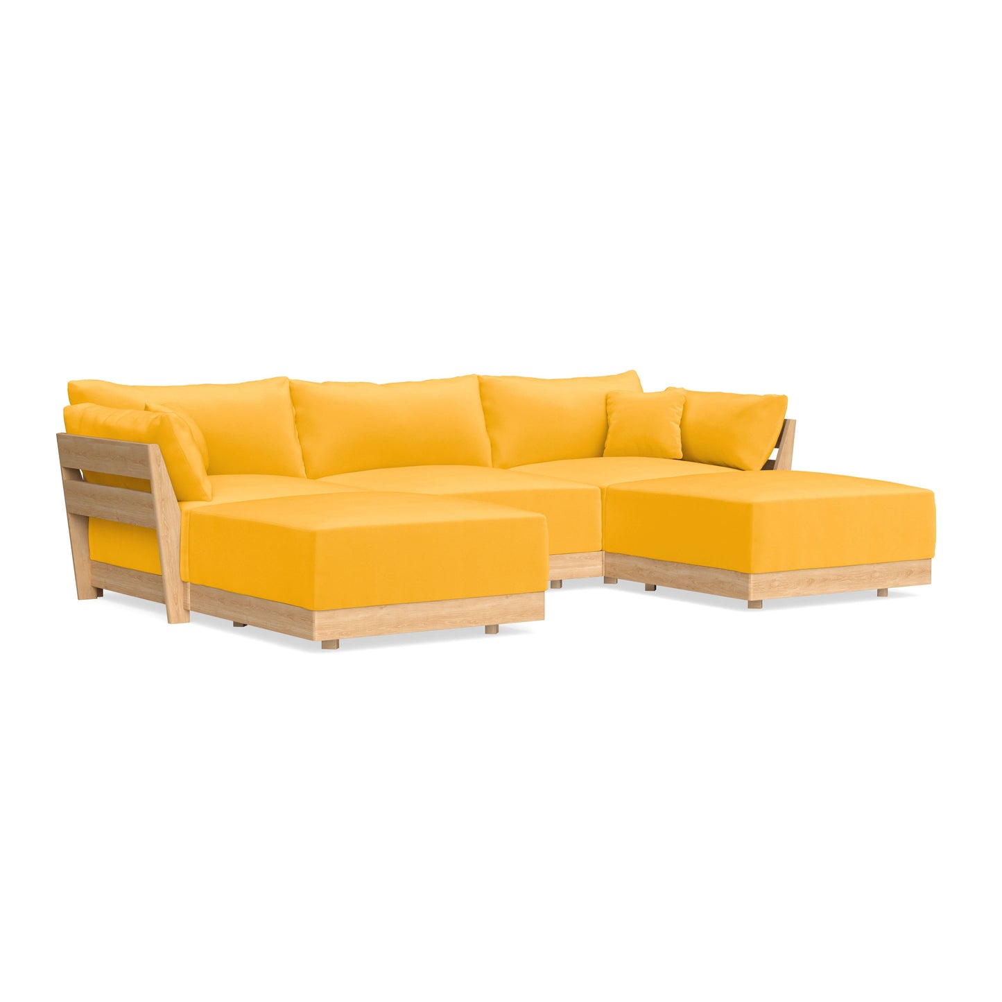 Slipcover Only - Modular Bondi 3-Seater U-Sectional in Marigold