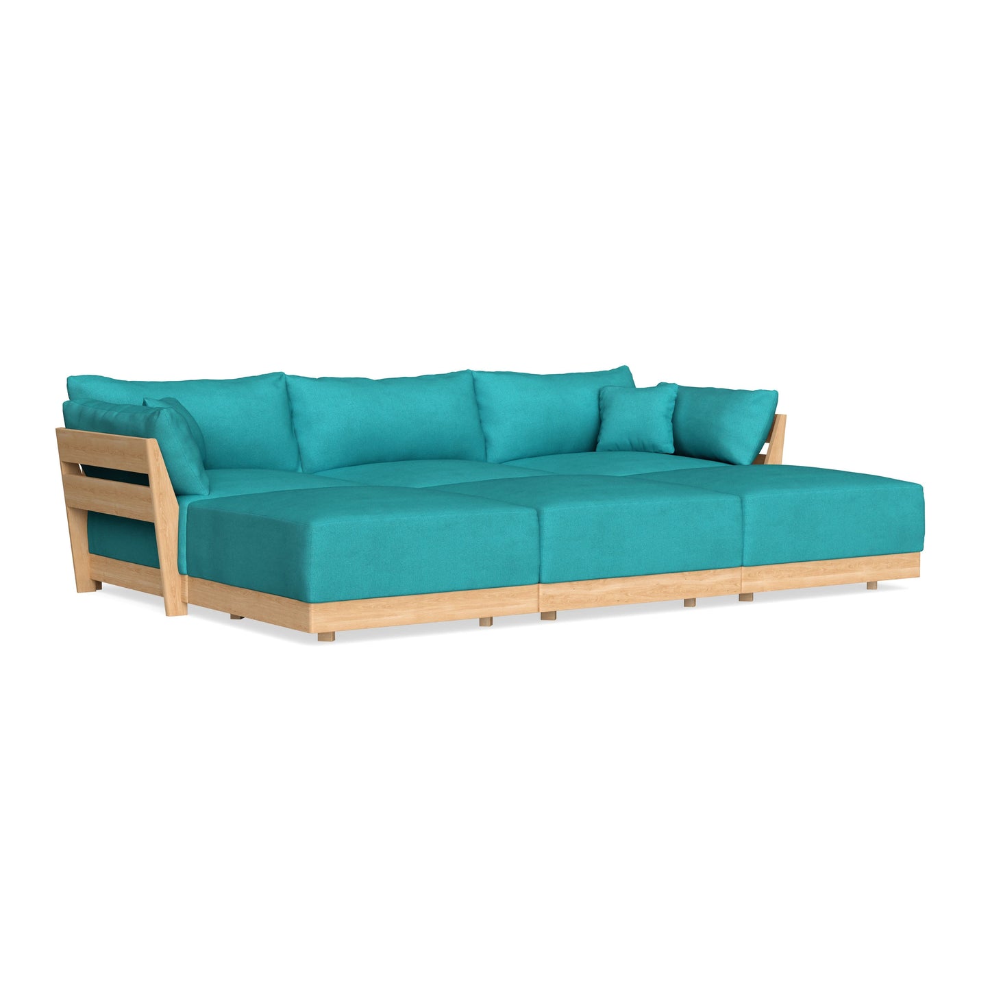 Slipcover Only - Modular Bondi 3-Seater Daybed Sofa Sectional in Pool