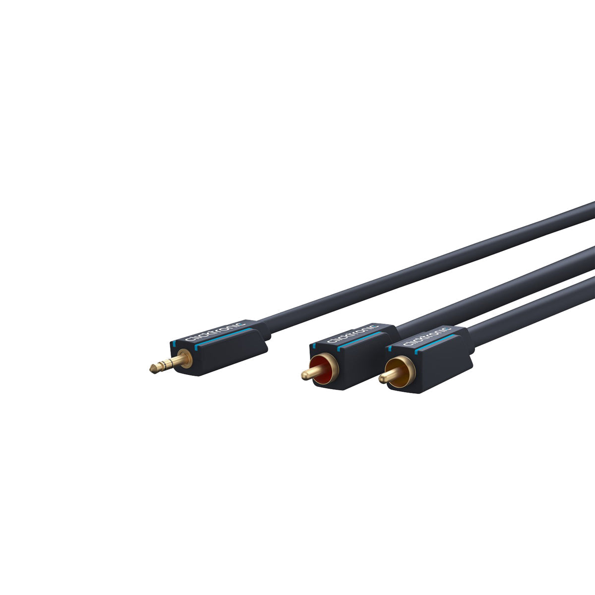 Clicktronic 3.5mm to Stereo RCA (Audio) 1m