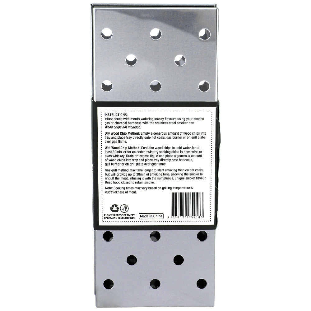 Grill Society BBQ Smoker Box (Stainless Steel)