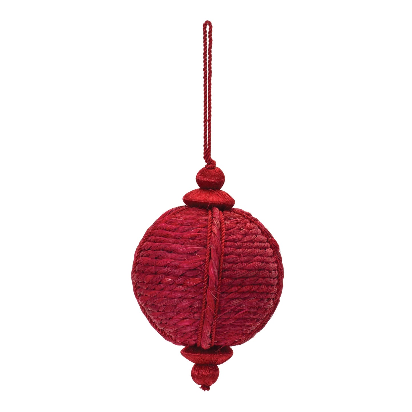 Jute Onion Ornament, Set of 4