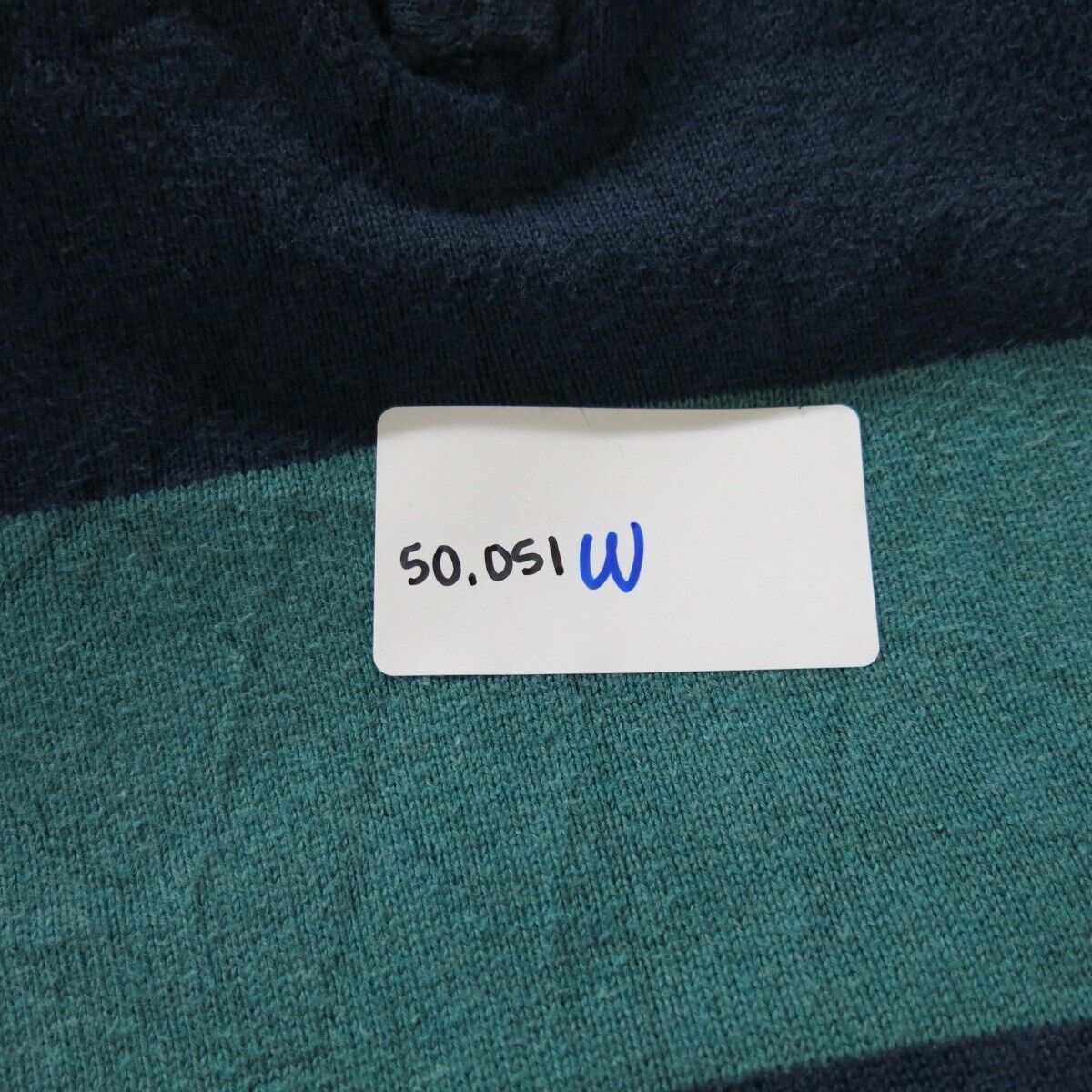 Old Navy Womens Sweater 1/4 Zip Knitted Mock Neck Long Sleeves Blue Green SZ M