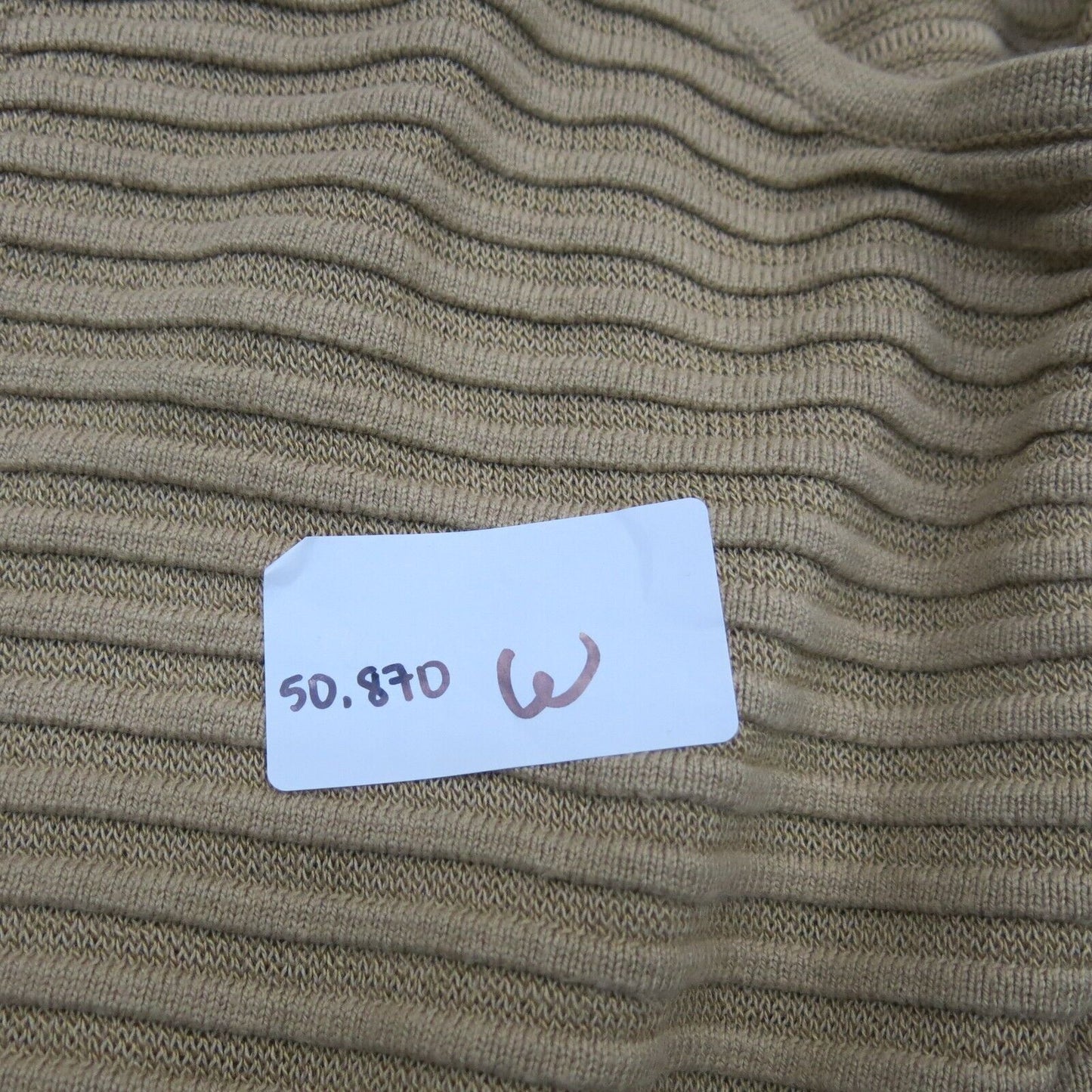 Talbots Womens Tank Tee Knitted Sleeveless Round Neck Light Tan Size Large
