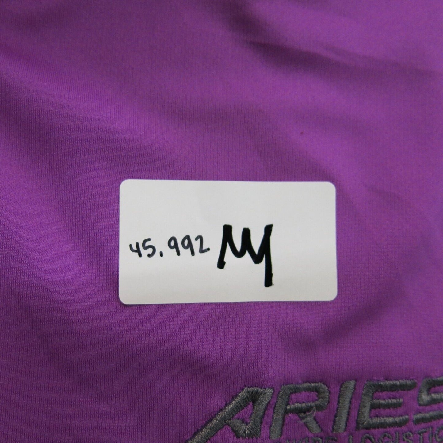 Adidas Mens Polo Shirt Short Sleeve Climacool Aries Logo Solid Purple Size Large