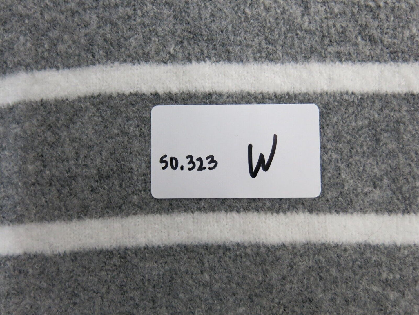 NWT J. Crew Womens Sweater Dress Striped Long Sleeve High Neck Gray White Size M