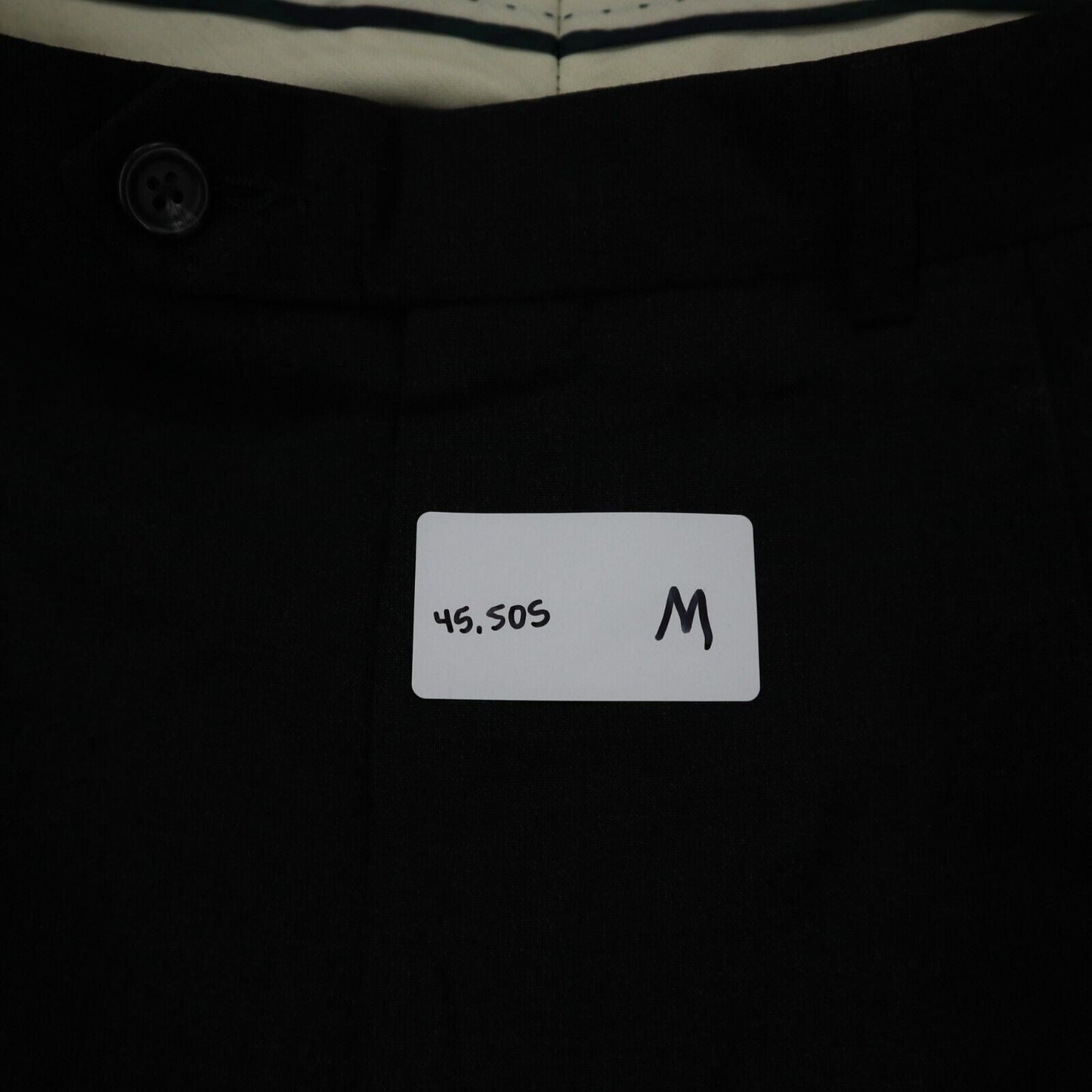 Lauren Ralph Lauren Mens Dress Pant Flat Front Mid Rise Stretch Black Size 36/32