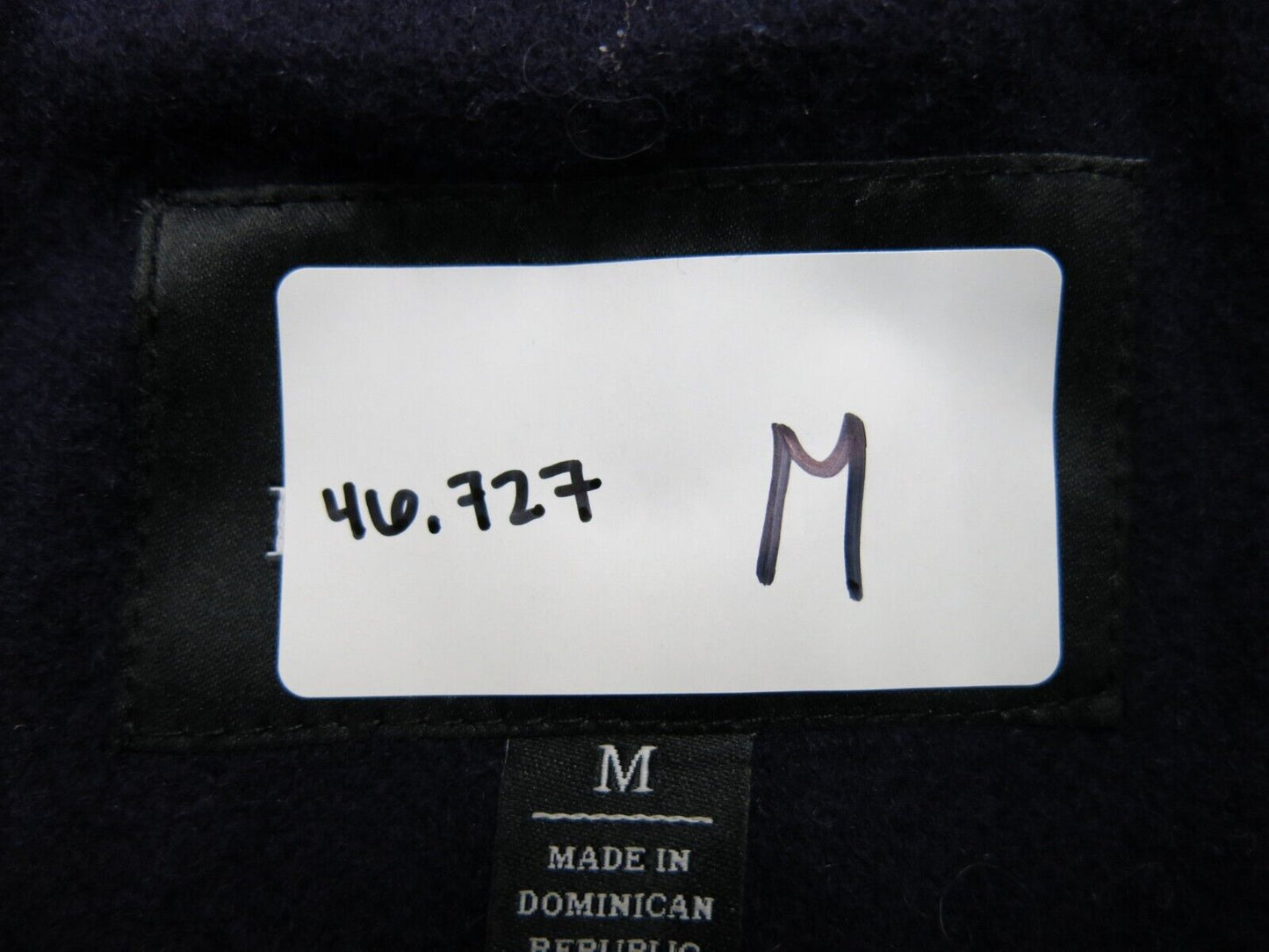 London Fog Men Coat Long Long Sleeve Pocket Blue Size Medium