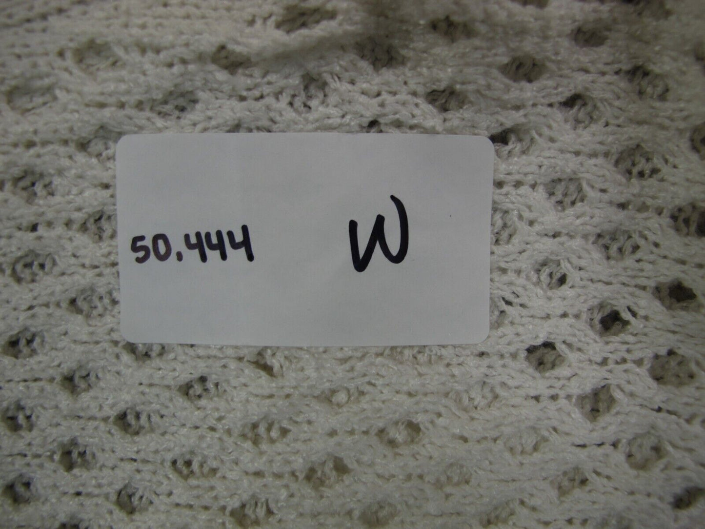 Express Women Pullover Sweater Crop Eyelet Knitted Long Sleeves White Size Small