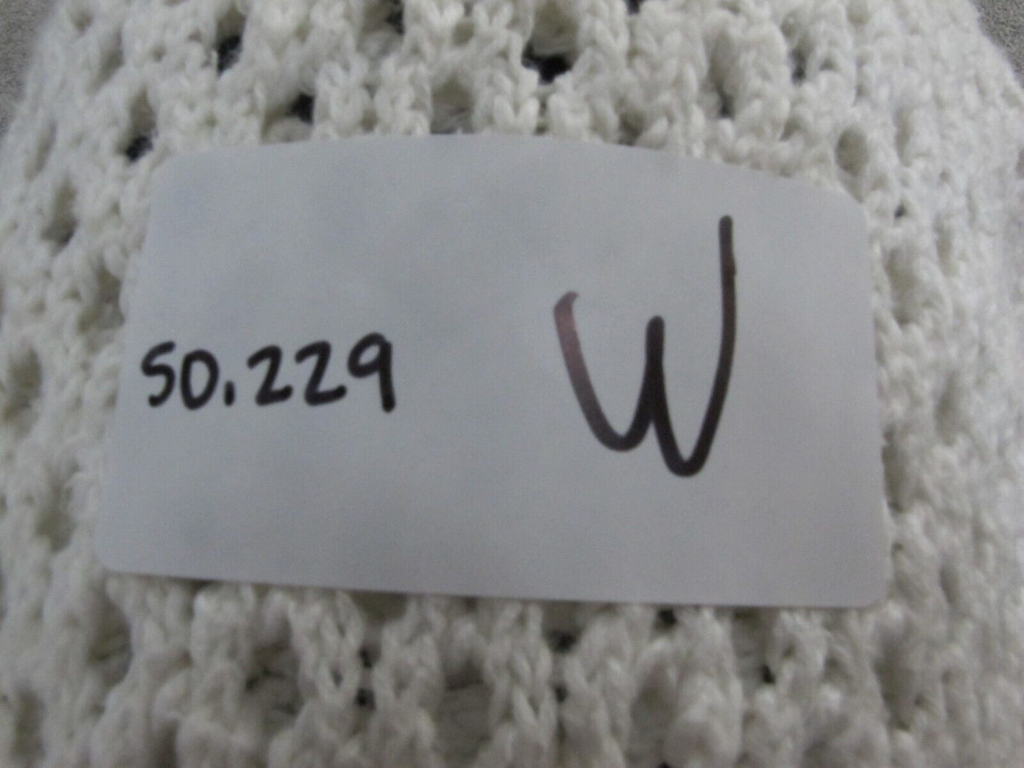 Express Womens Cardigan Sweater Open Front Long Sleeve Eyelet White Size X Small