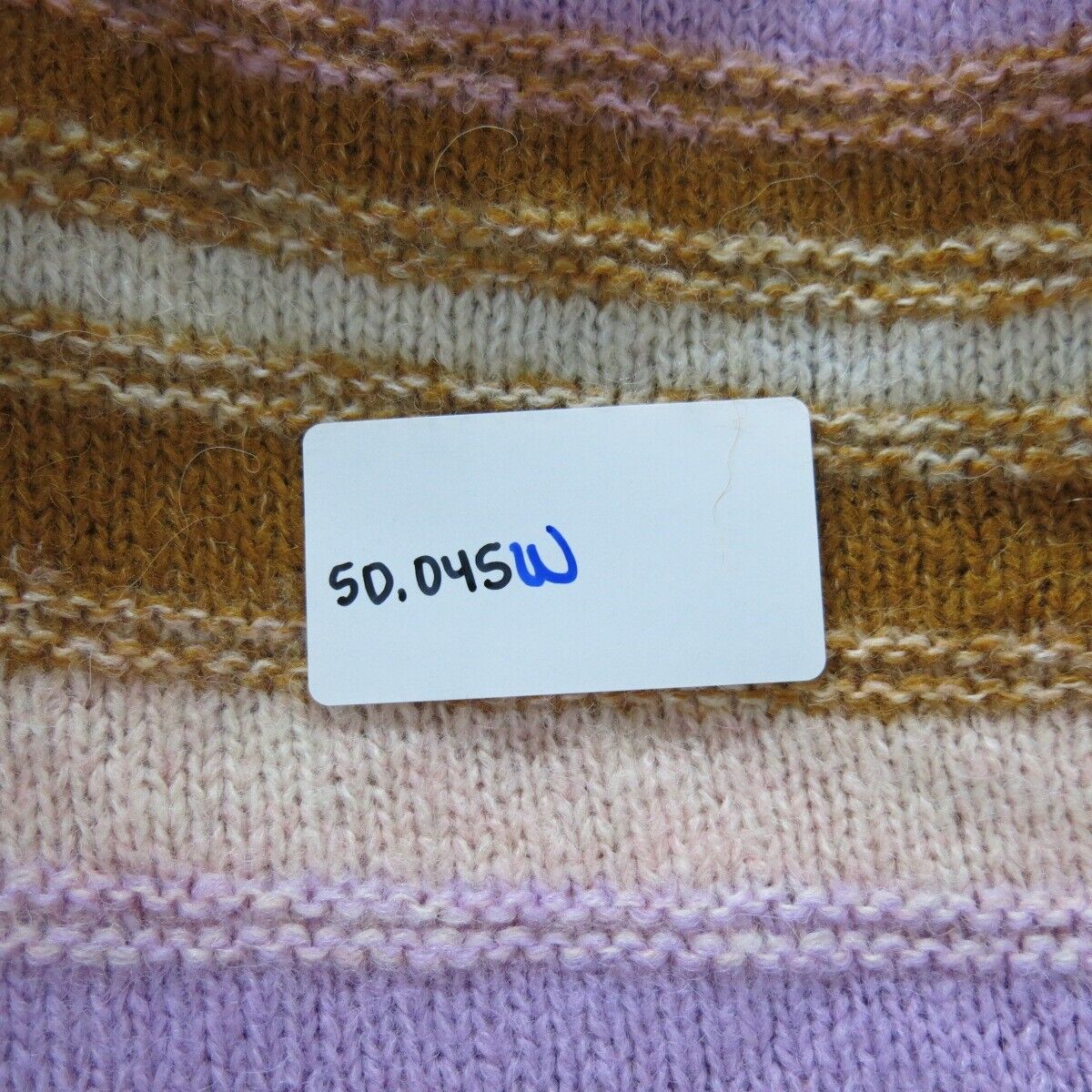 Gap Womens Pullover Knitted Sweater Mock Neck Striped Red Pink Yellow Size Small