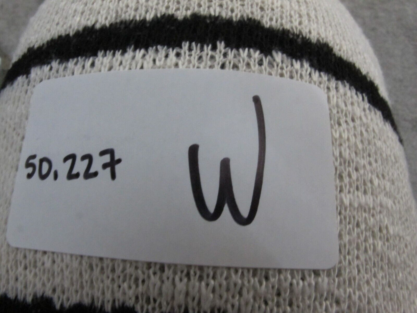 Forever 21 Womens Pullover Sweater 3/4 Sleeves High Low Striped Black White SZ S