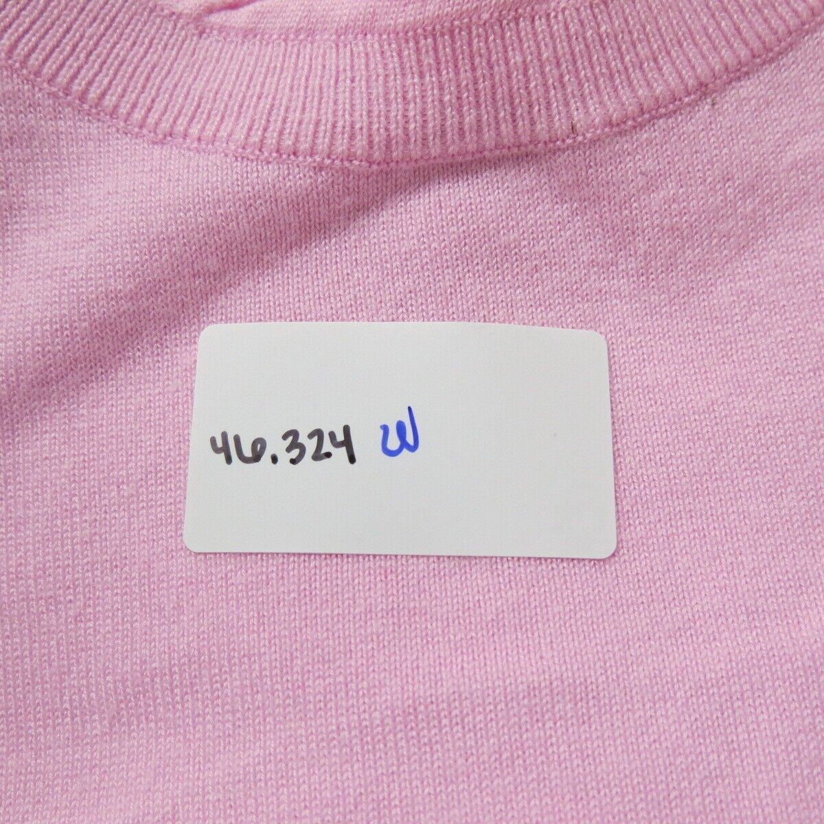 Lands End Womens Crew Neck Sweatshirt Top Long Sleeves Ruhl Realtors Pink SZ M