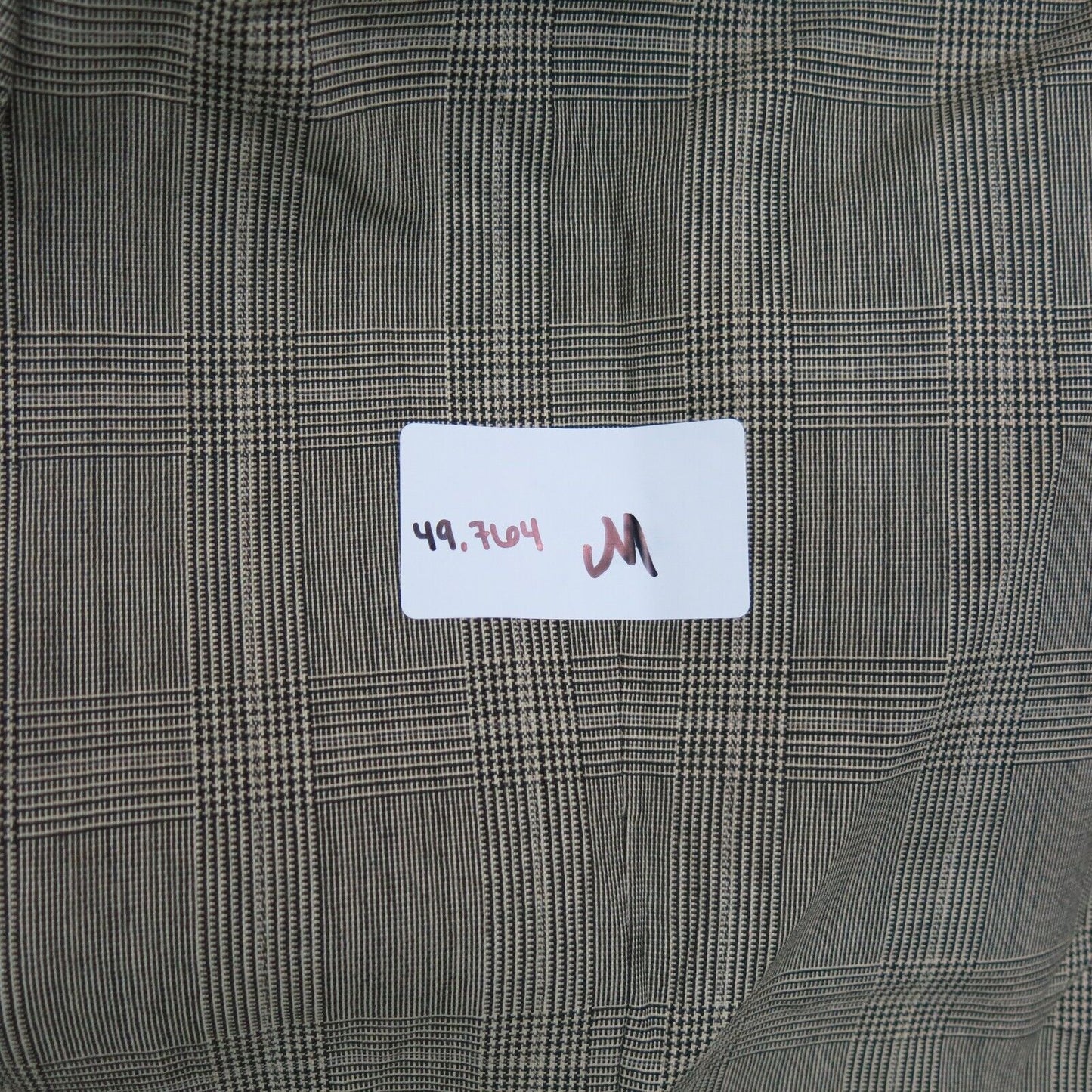 CHAPS Ralph Lauren Mens Blazer Coat Check Single Breasted Light Green SZ 46 R