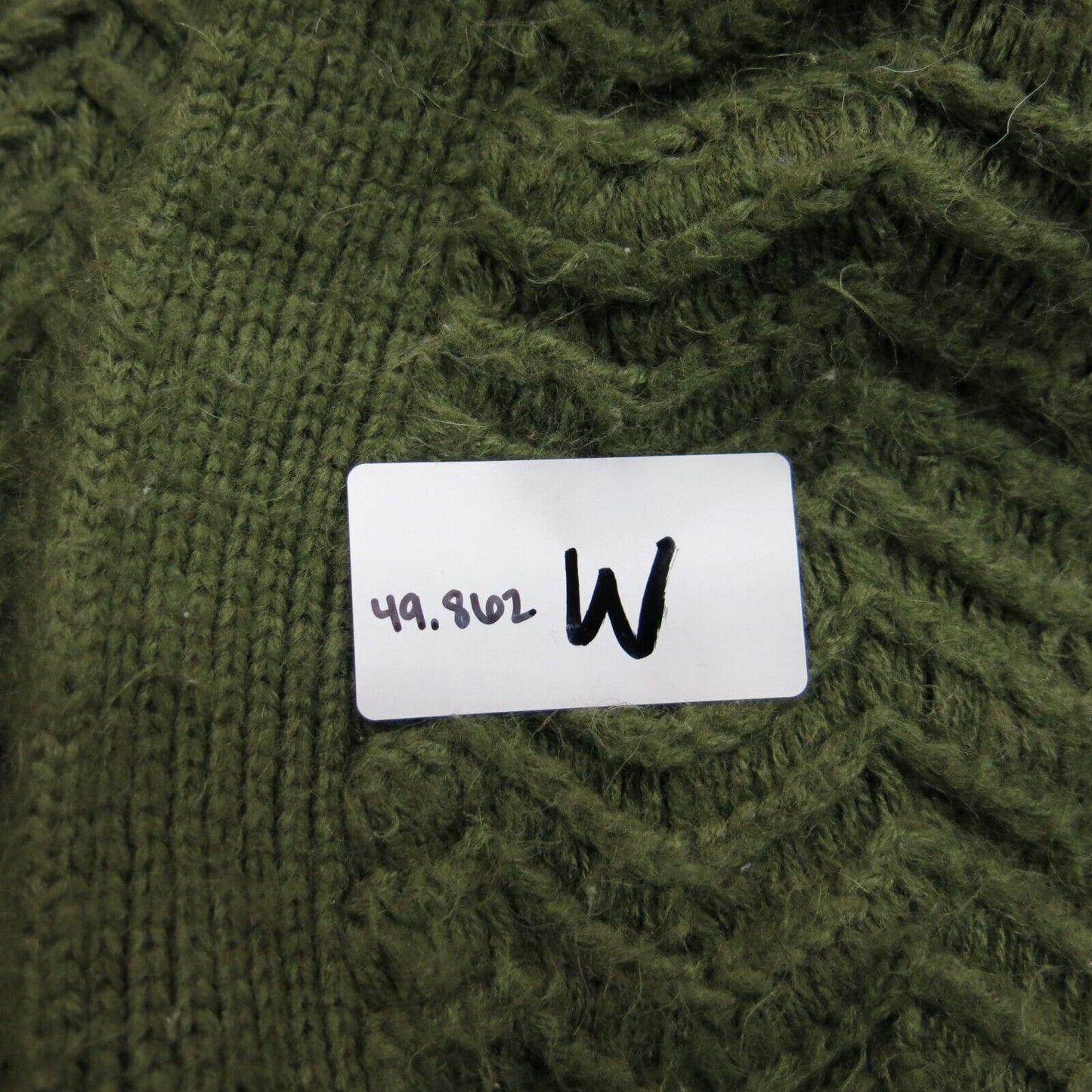 Mossimo Womens Cardigan Jacket Sweater Shawl Neck Knitted Long Sleeve Green S