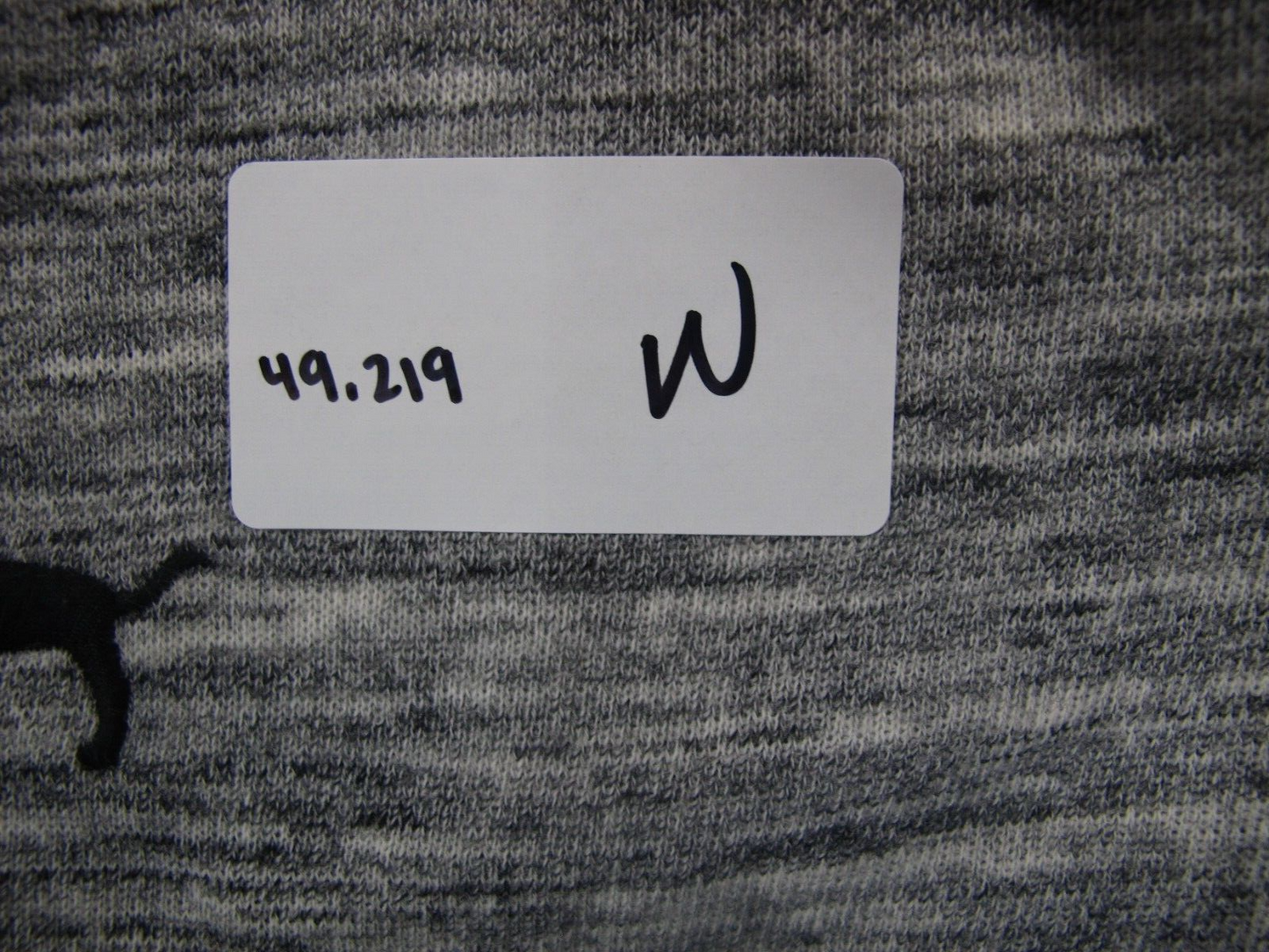 Pink Victoria Secret Women Pullover Sweater Long Sleeve V Neck Heather Gray SZ L
