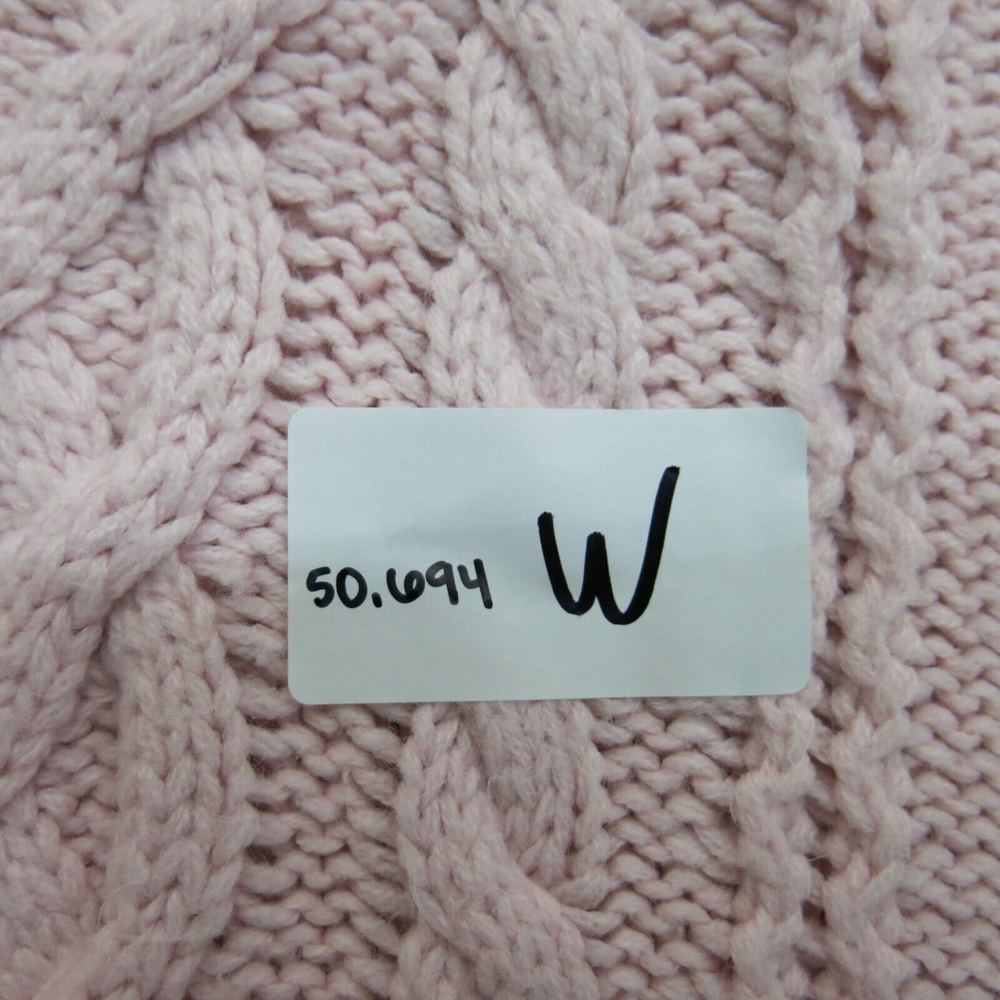 ST. Johns Bay Womens Pullover Sweater Knitted Long Sleeve High Neck Pink SZ P M
