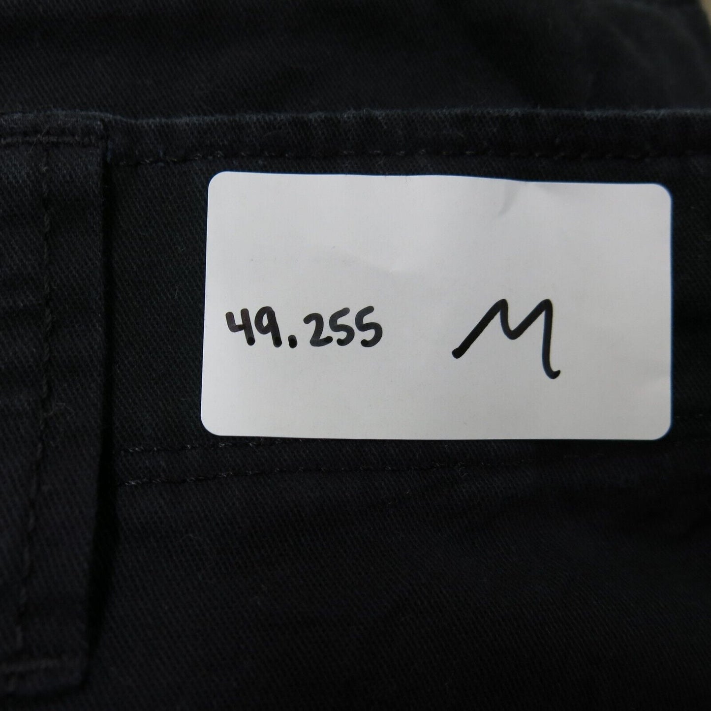 Wrangler Mens Pant Cargo Straight Leg Mid Rise Pockets Cotton Black Size W34XL30