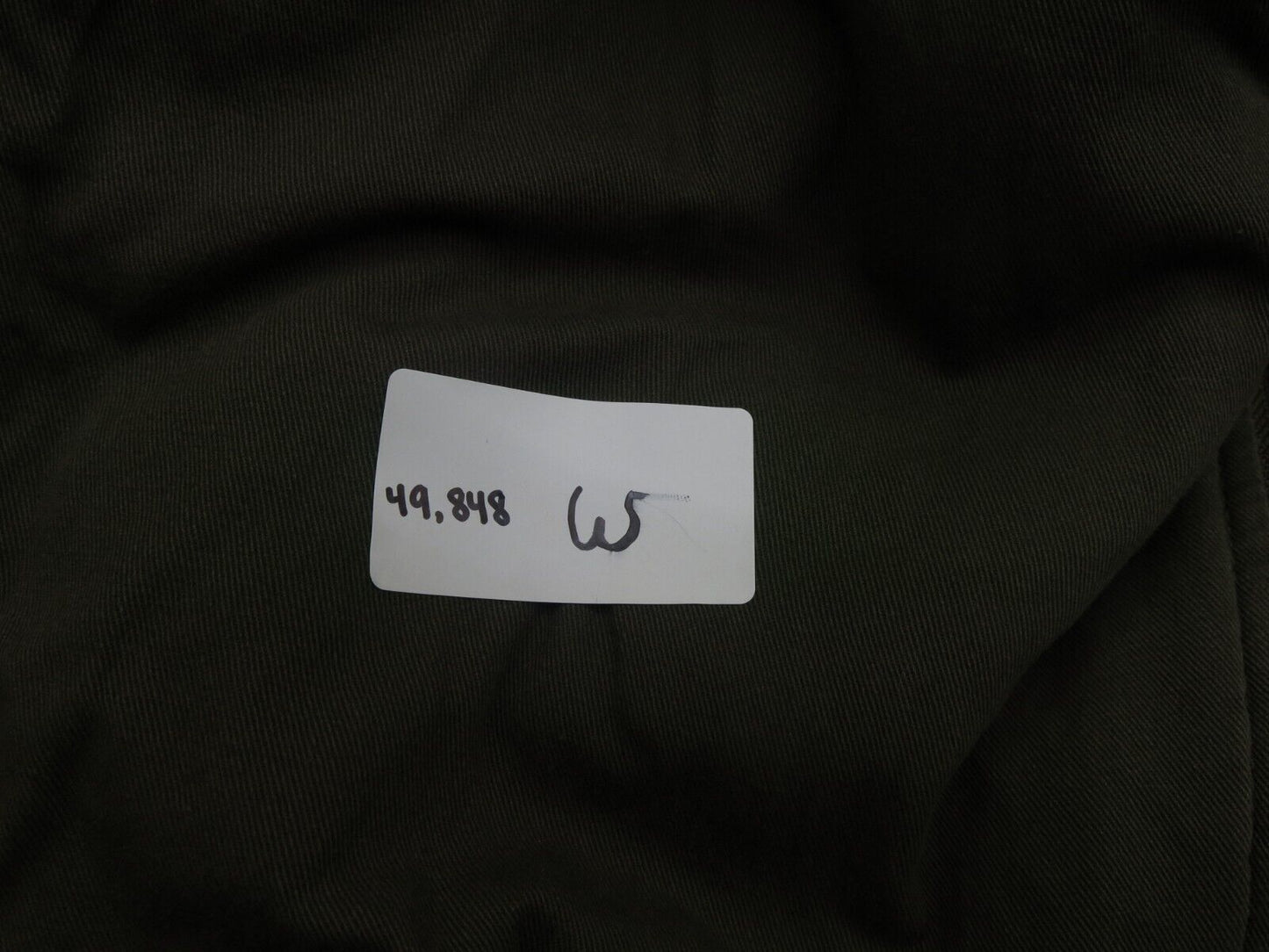 Express Womens Insulated Jacket Full Zip Up Mock Neck Pockets Olive Green SZ XS