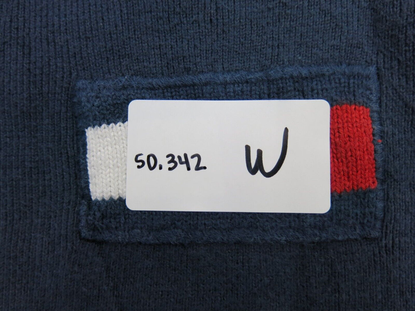 Tommy Hilfiger Women Pullover Sweater Knitted Round Neck 3/4 Sleeve Blue SZ XL