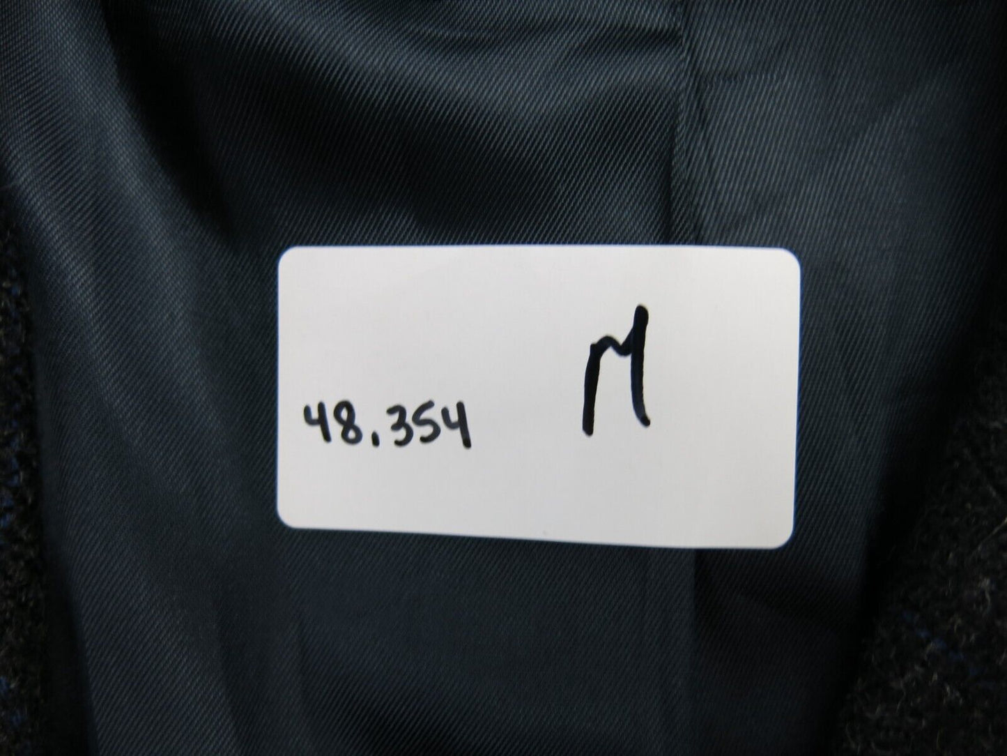 Nautica Mens Blazer Coat Single Breasted Long Sleeves Pockets Black Size 44R