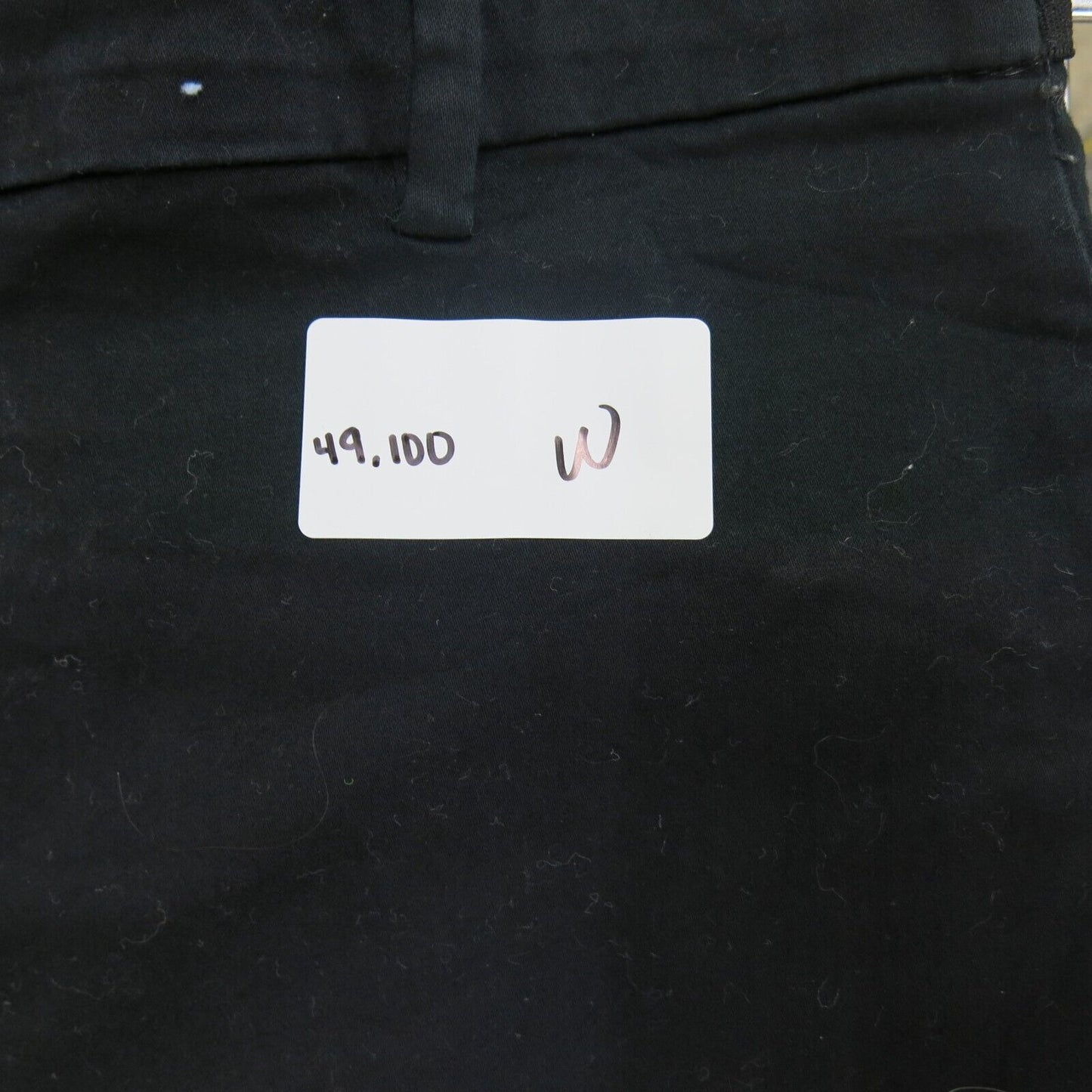 H&M Womens Pants Ankle Skinny Leg Mid Rise Flat Front Pull On Black Size 10