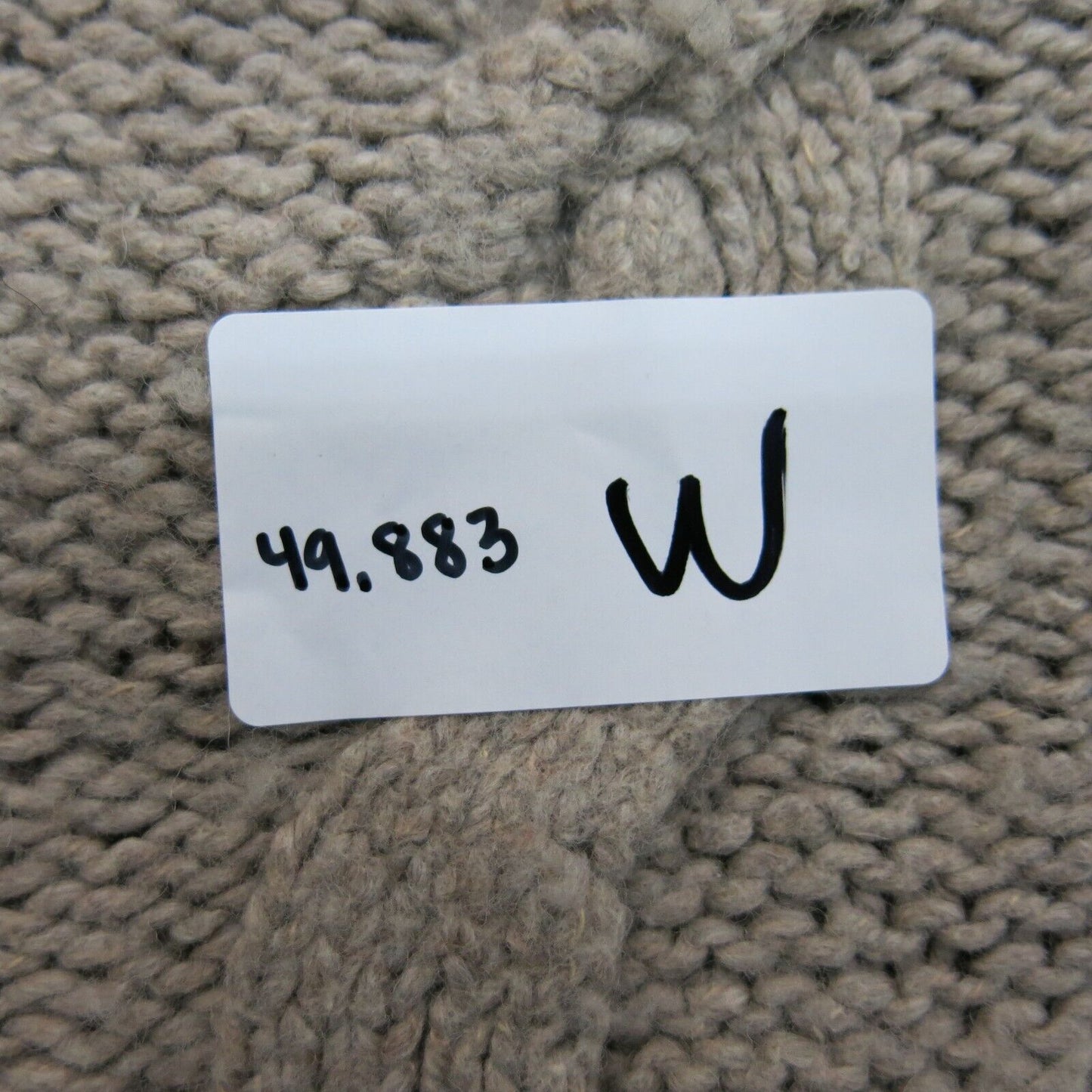 Loft Womens Cardigan Sweater Full Zip Knitted Long Sleeve Clay Gray Size Medium