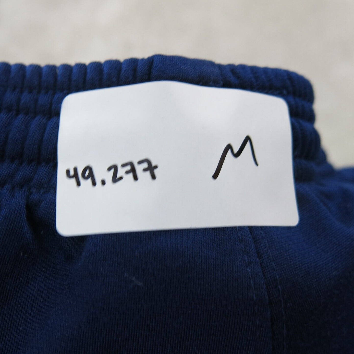 Adidas Mens Pant Trouser Drawstring Elastic Waist Navy Blue Size Medium