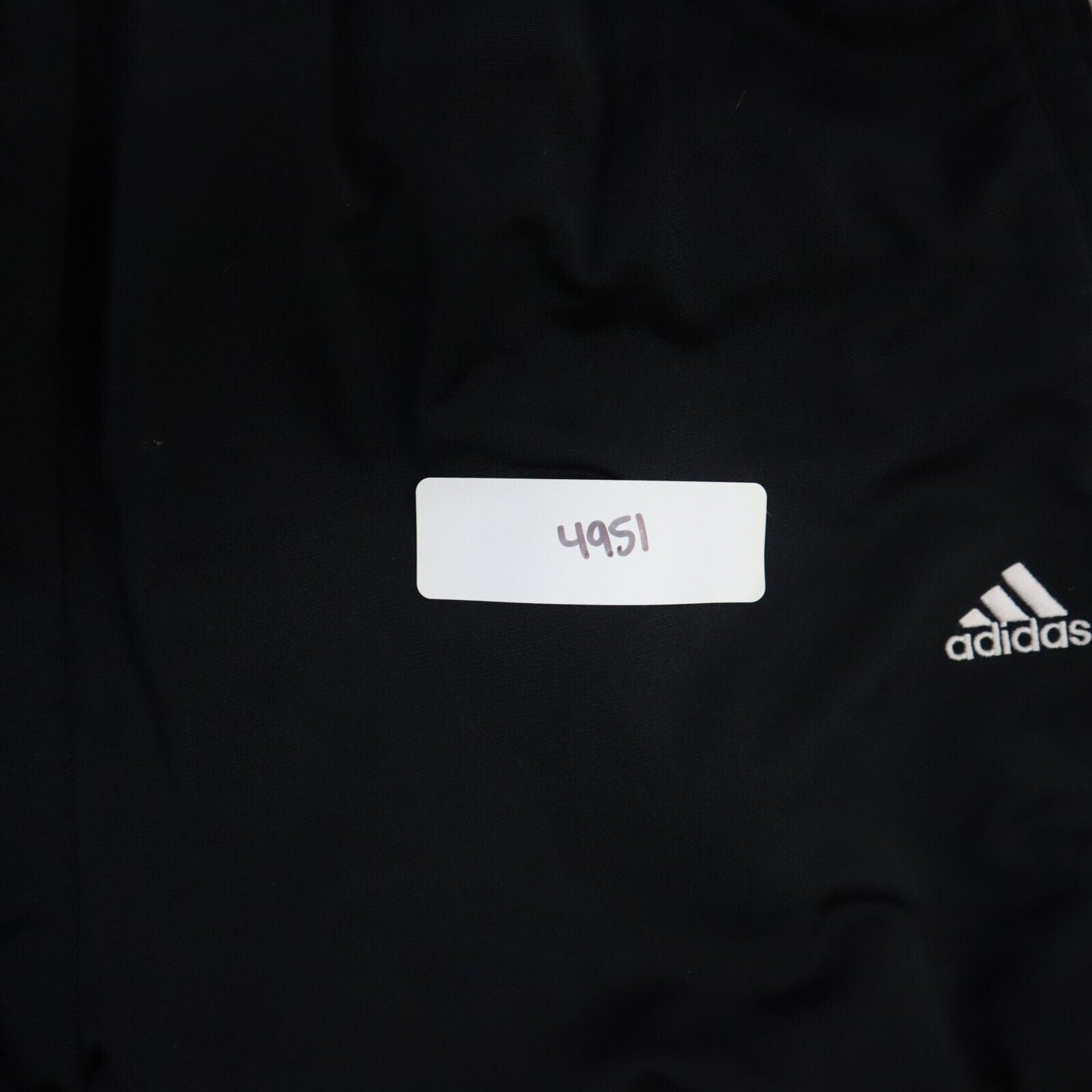 Adidas Track Pants Youth Boys Medium Black Jogging Pants Elastic Waist