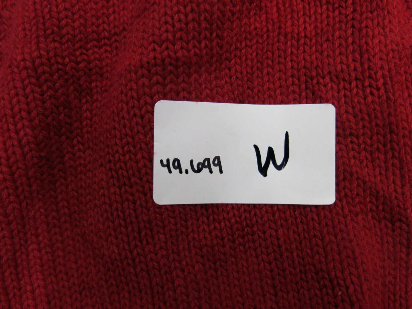Talbots Women Pullover Knitted Sweater High Neck Long Sleeves Red Size Small