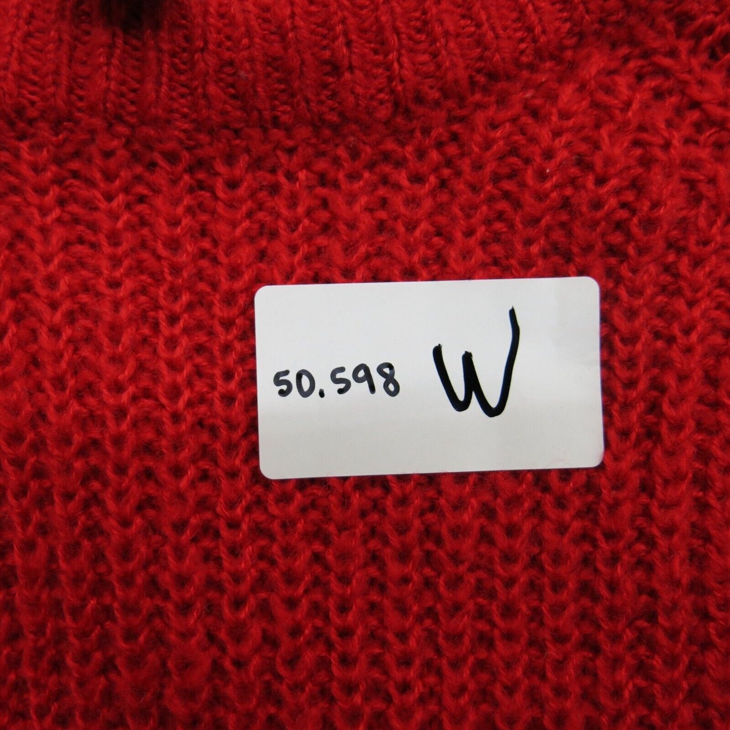 Forever 21 Womens Pullover Knitted Sweater Crew Neck Long Sleeve Red Size Medium