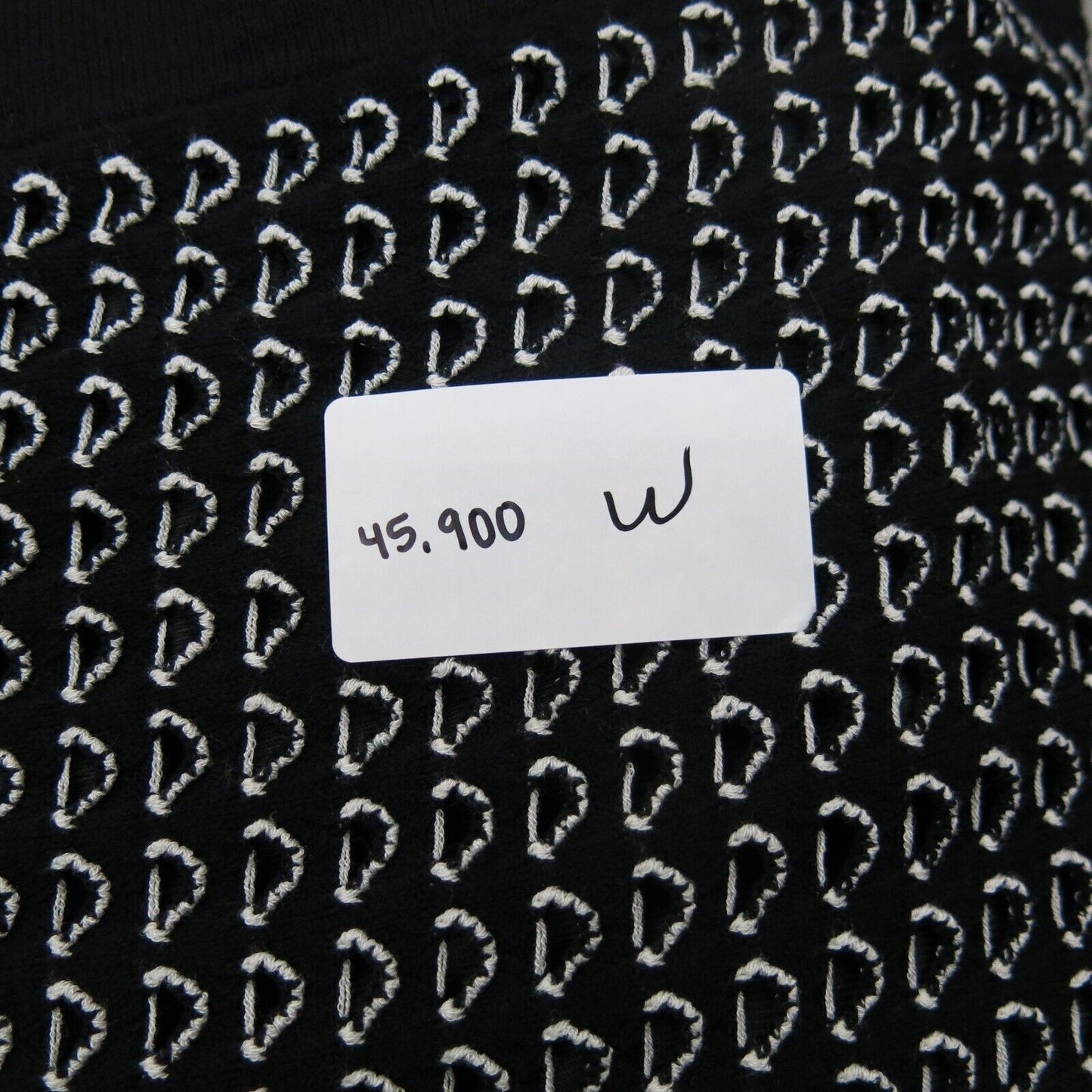 Ann Taylor Womens Skirt 23197329 Accent Details Stretch Waist Black White Medium