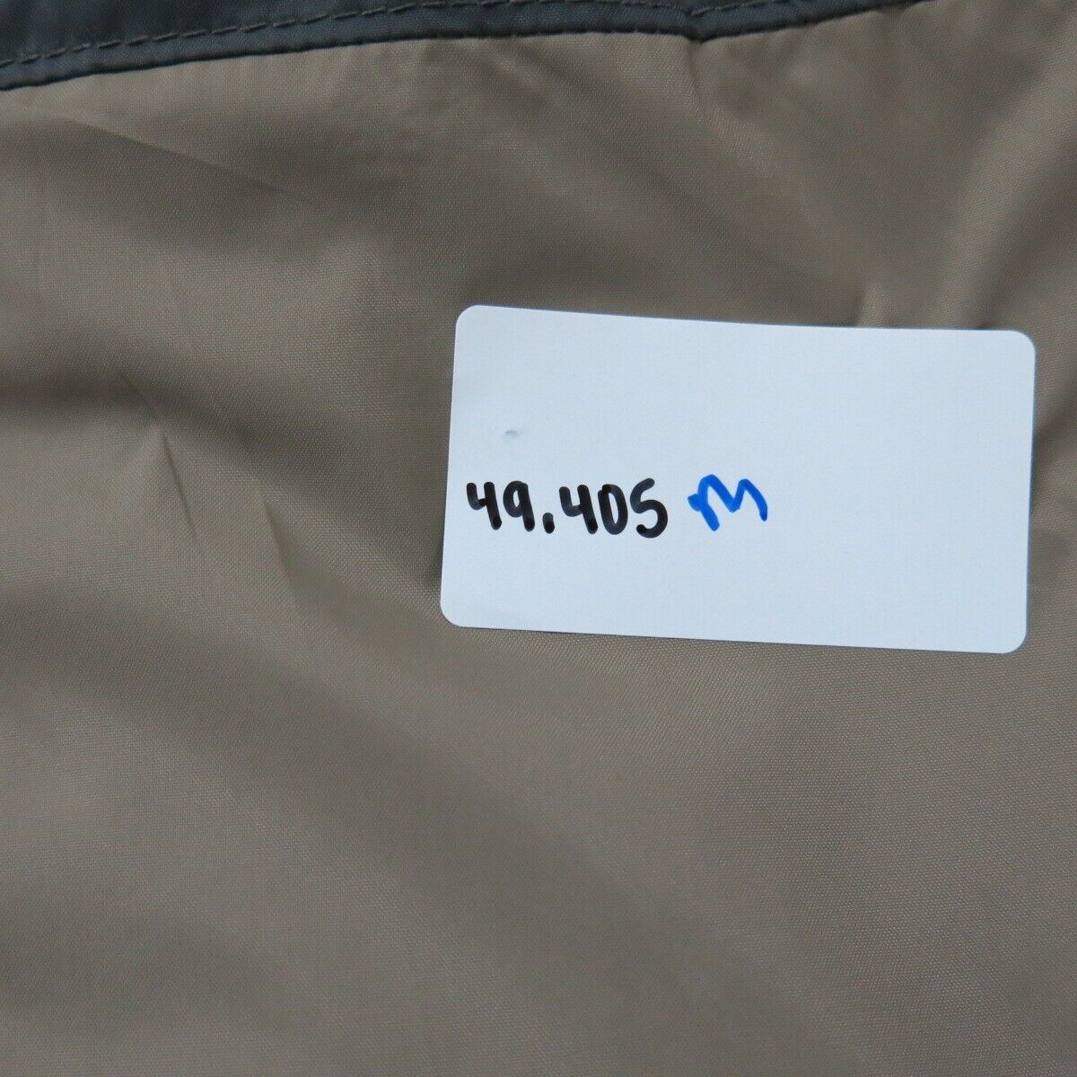 Columbia Mens Windbreaker Coat Jacket Full Zip Up Mock Neck Clay Beige Size XXL