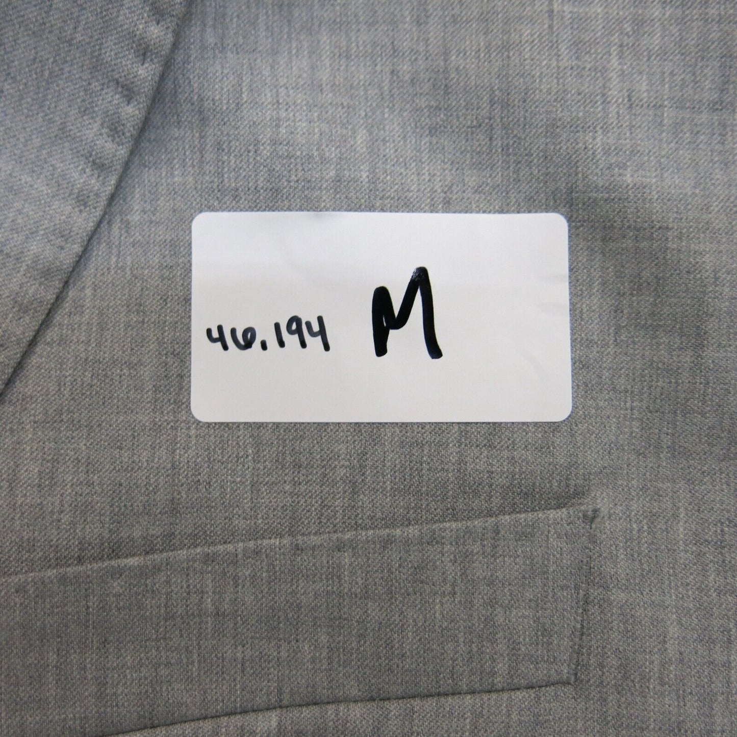 Calvin Klein Mens Blazer Coat Single Breasted Long Sleeves Pockets Gray Size 40R
