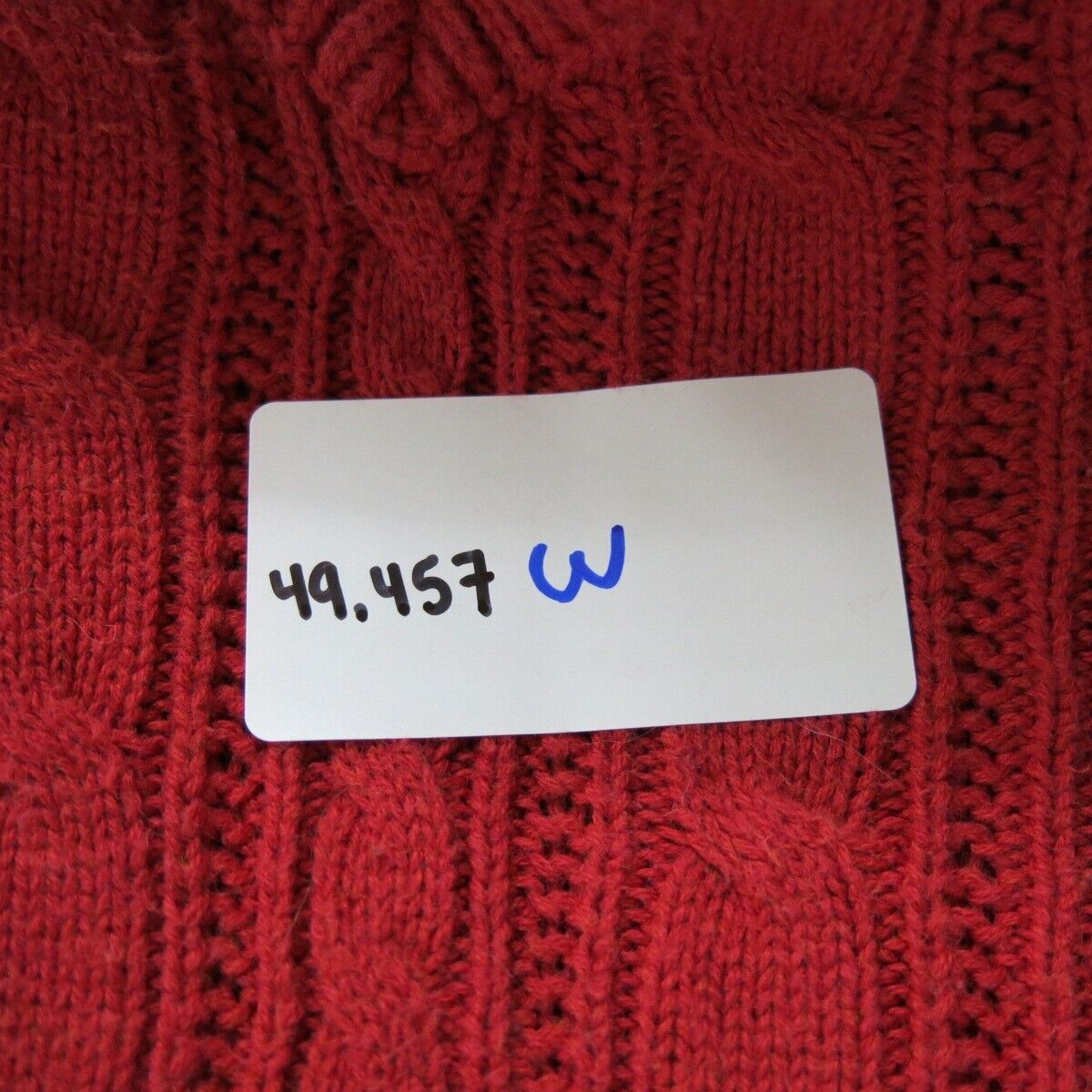 American Eagle Womens Pullover Sweater Knitted Long Sleeves V Neck Red Size S/P