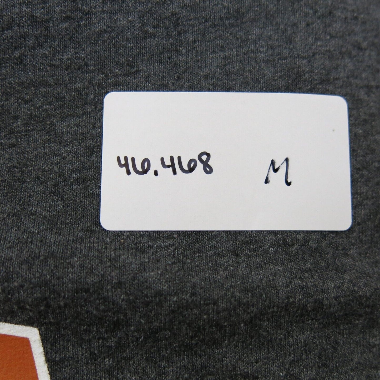 Long Horn Mens Crew Neck T Shirt Short Sleeves Graphic Print Black Size Medium
