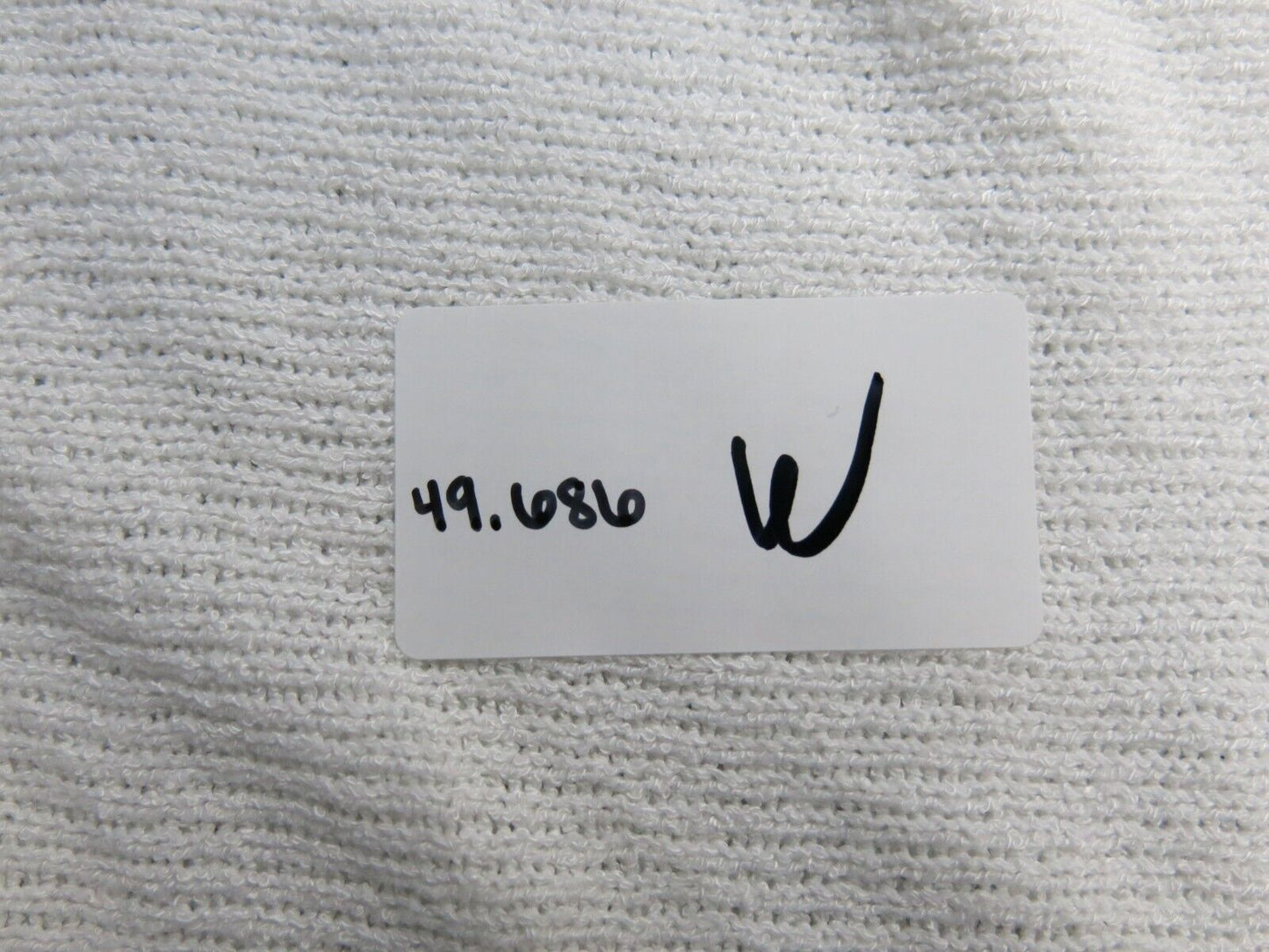 H&M Womens Pullover Sweater Knitted Long Sleeve Crew Neck White Size Medium