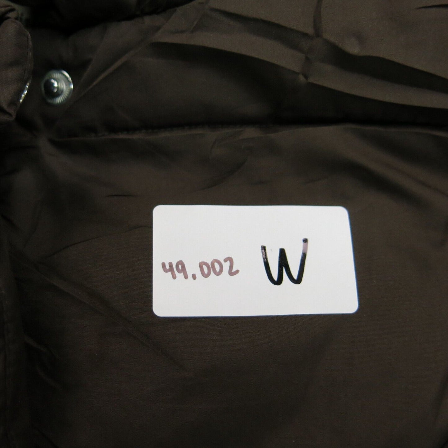 Old Navy Women Puffer Jacket Full Zip Up Windbreaker Long Sleeves Brown Size M