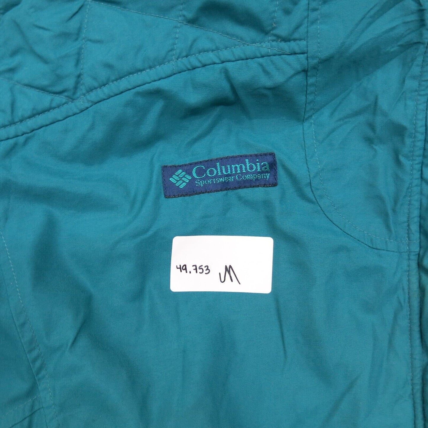 Columbia Sportswear Mens Windbreaker Hooded Coat Long Sleeve Blue Size Large