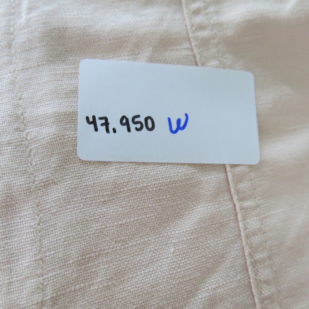 Womens Activewear Sweatpants Drawstring Waist High Rise Ivory Pink Size Large