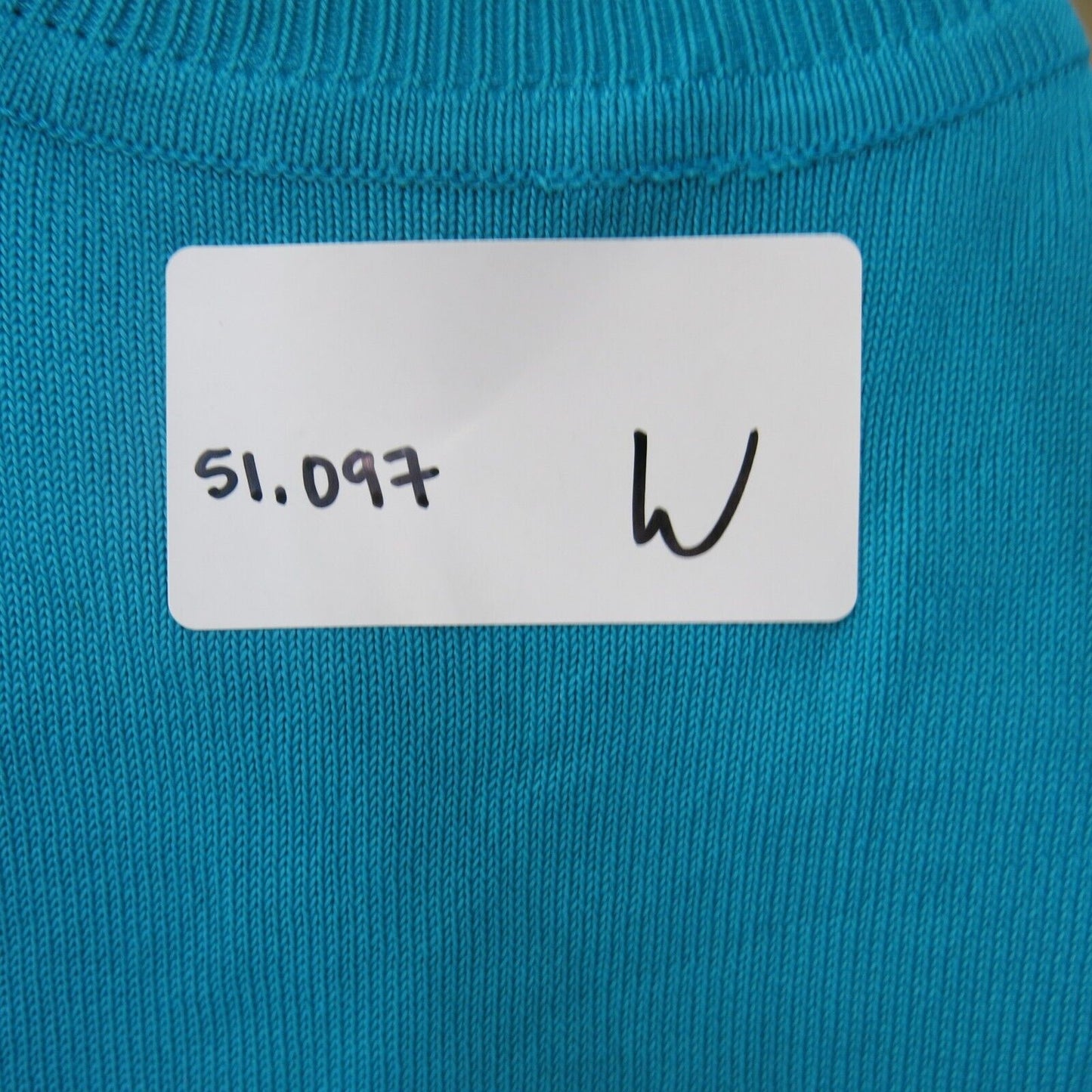 Express Women Pullover Vest Sweater Knitted Crew Neck Sleeveless Blue Size Small