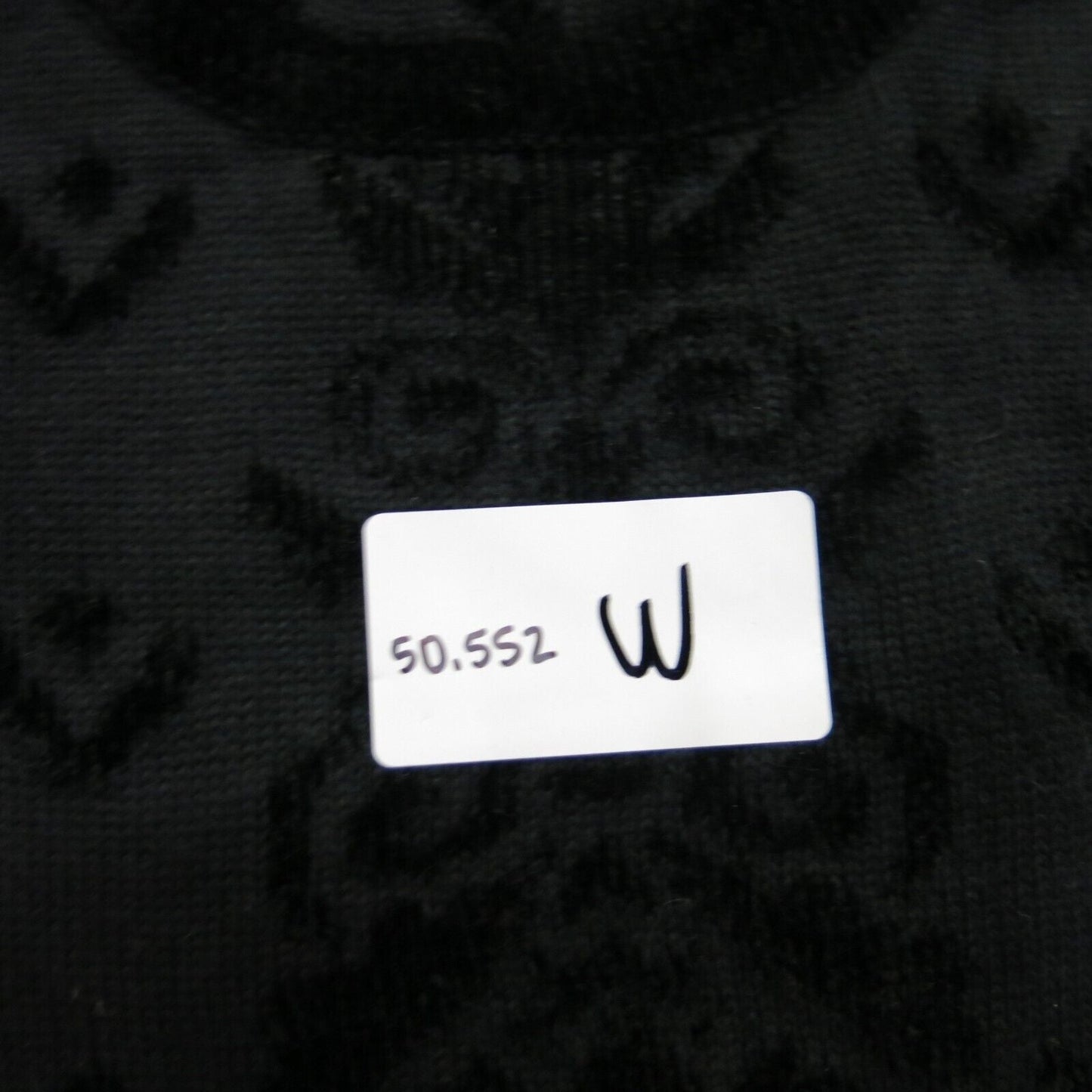 Talbots Womens Pullover Sweater Mock Neck Long Sleeve Geometric Black Size Small