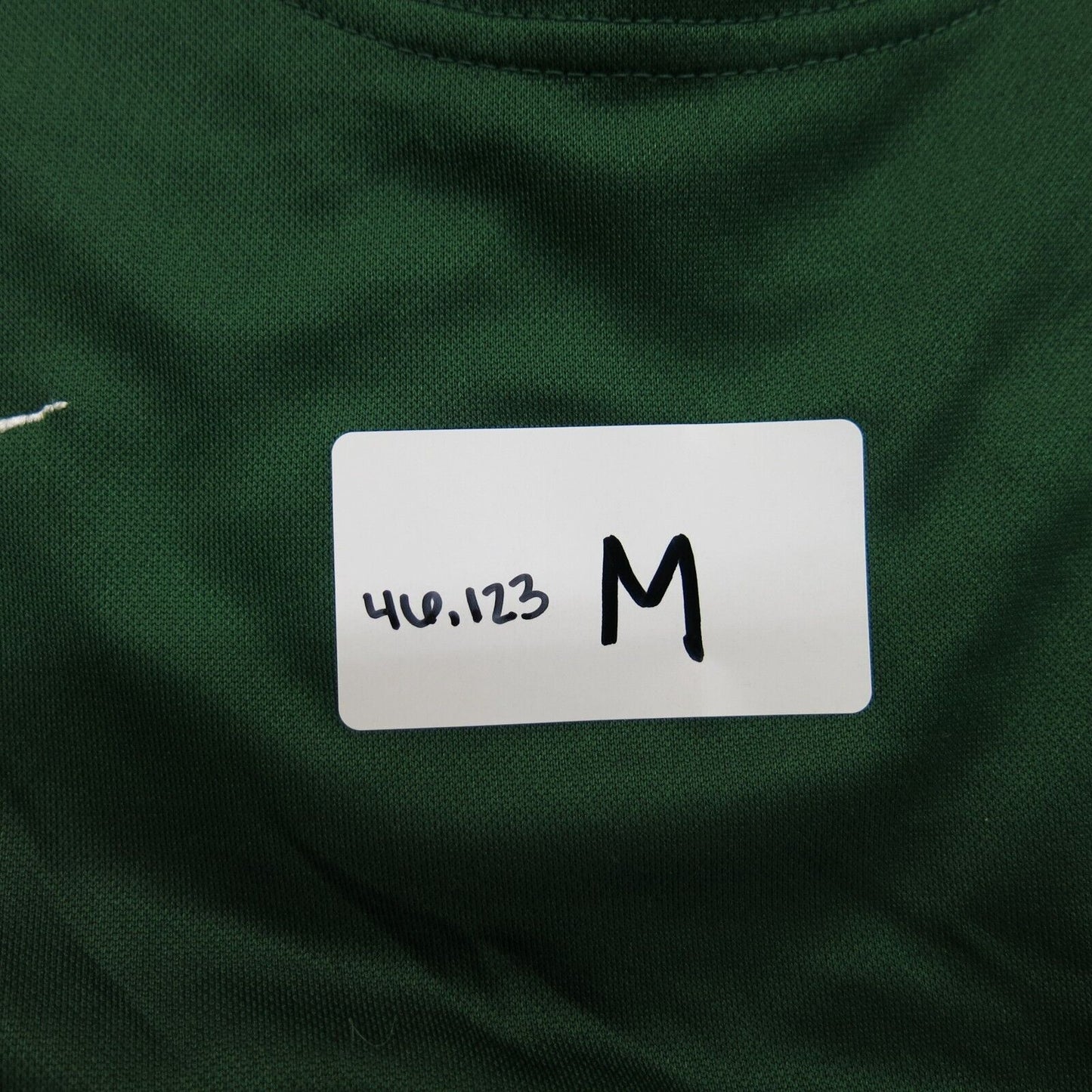 Nike Dri Fit Mens T Shirt Crew Neck Short Sleeve Logo Green Size Large