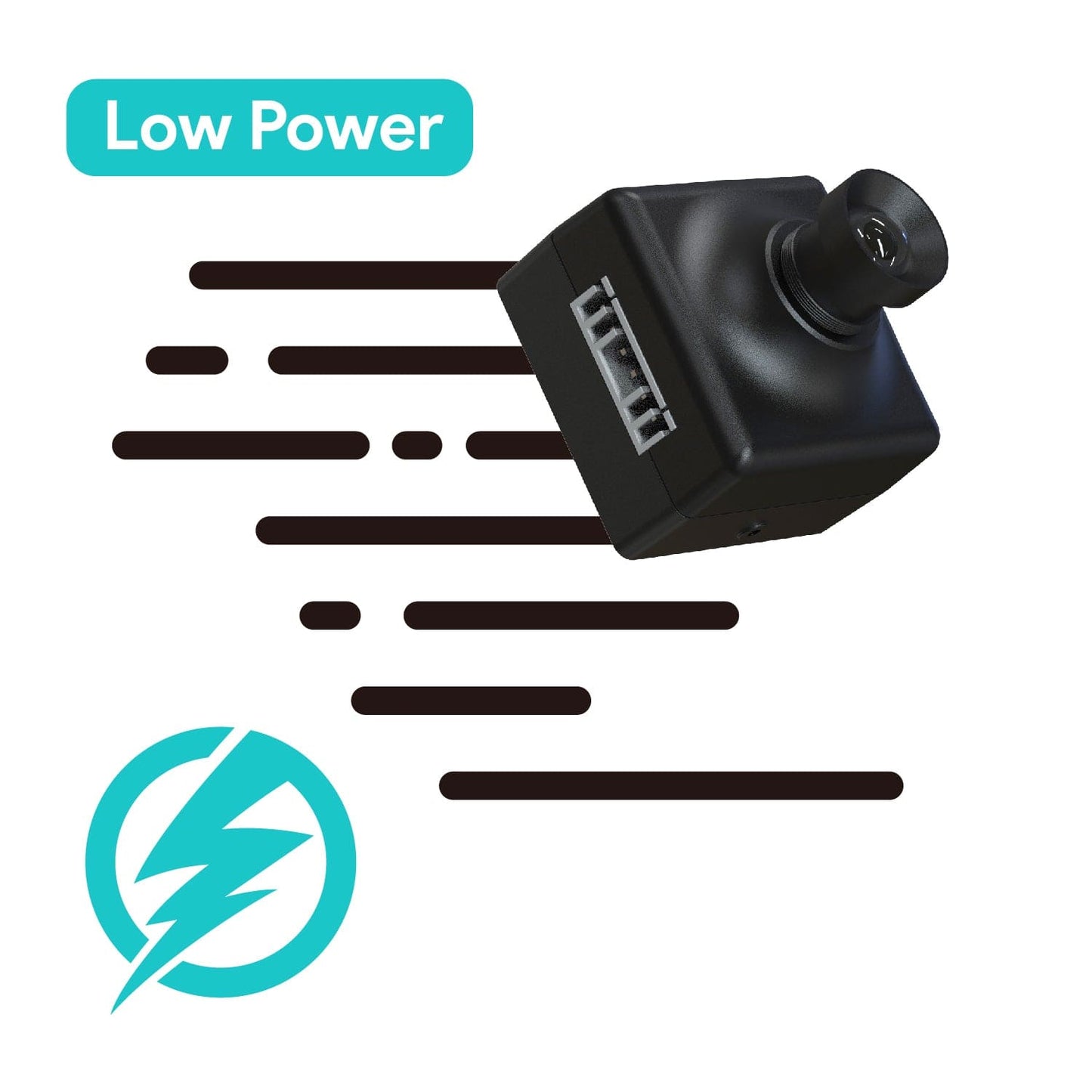 5 MP SPI Camera Module with M12 Lens (NoIR)