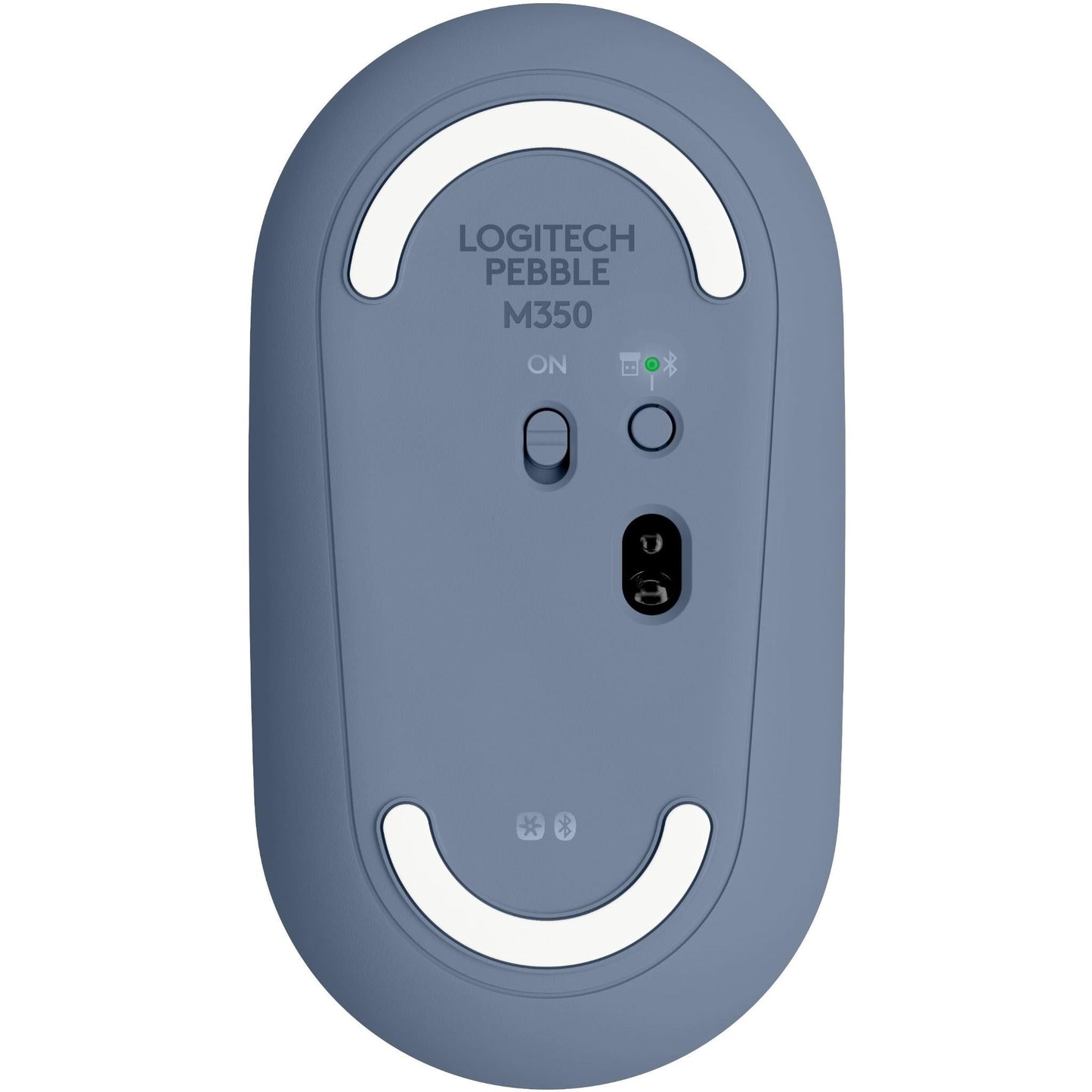 Logitech M350 Pebble Wireless Mouse (Blueberry)