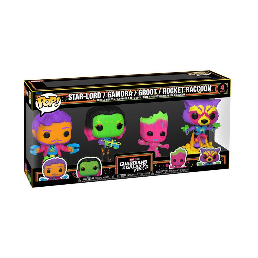 Guardians of the Galaxy: Volume 2 - Blacklight Pop! 4-Pack